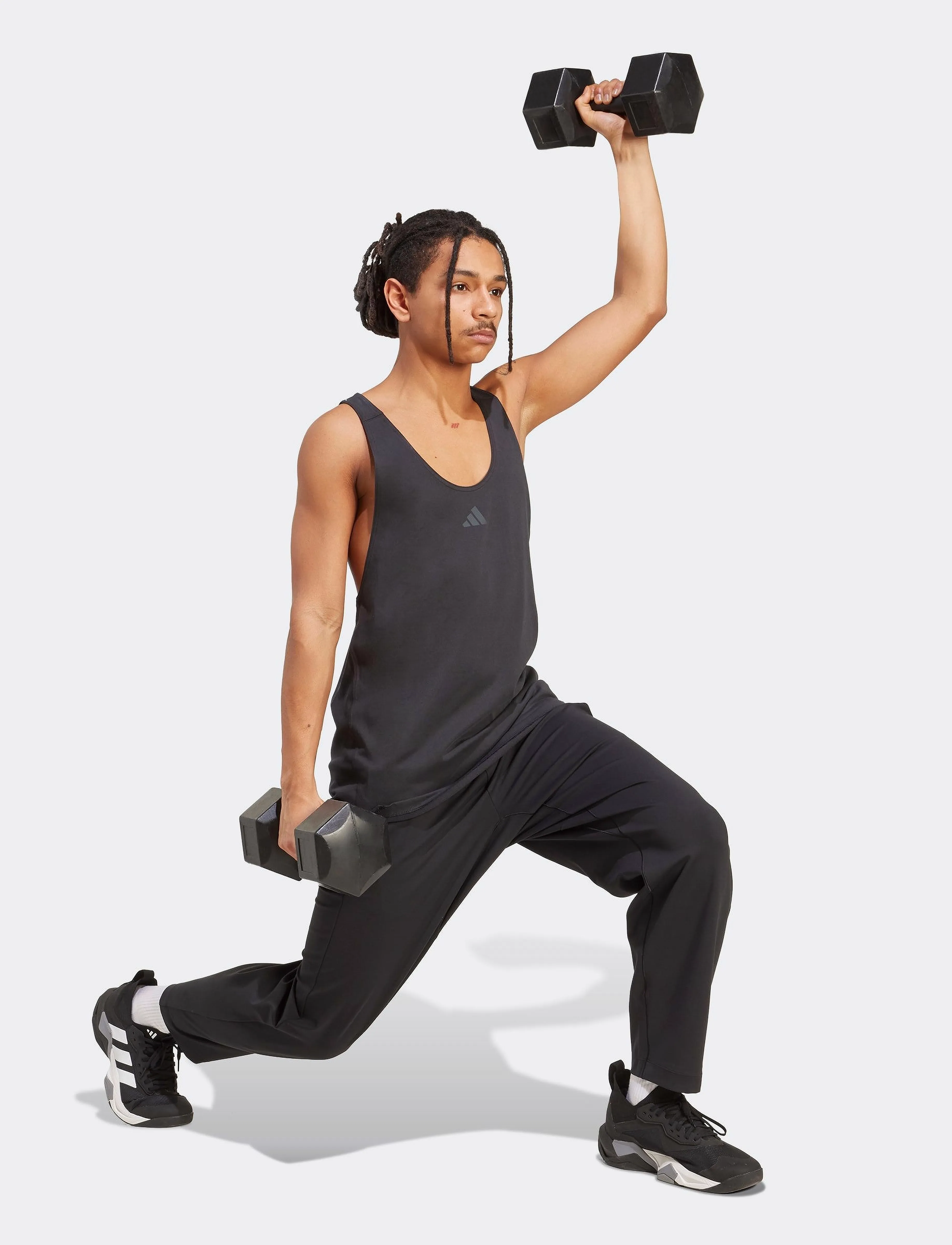 adidas Performance Primelift Str, M, Black, Sport Overdele > Sport Tank Overdele, Herre