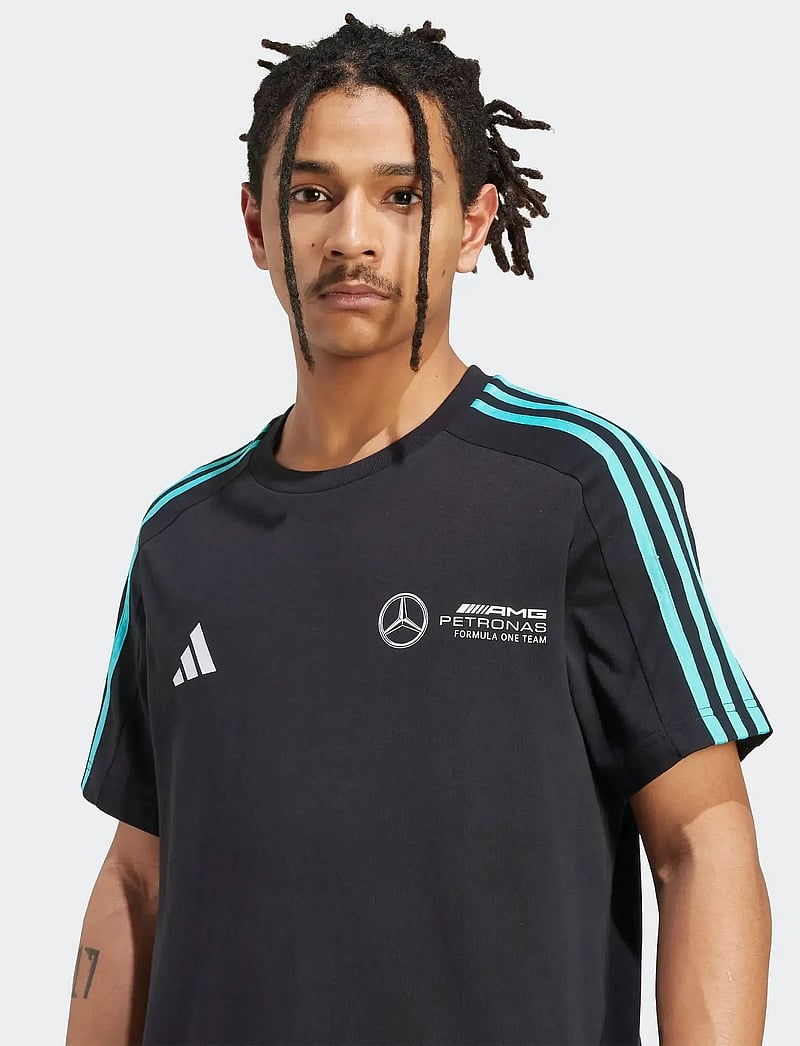 adidas Performance - MER DNA TEE M - tops & t-shirts - black/white - 3