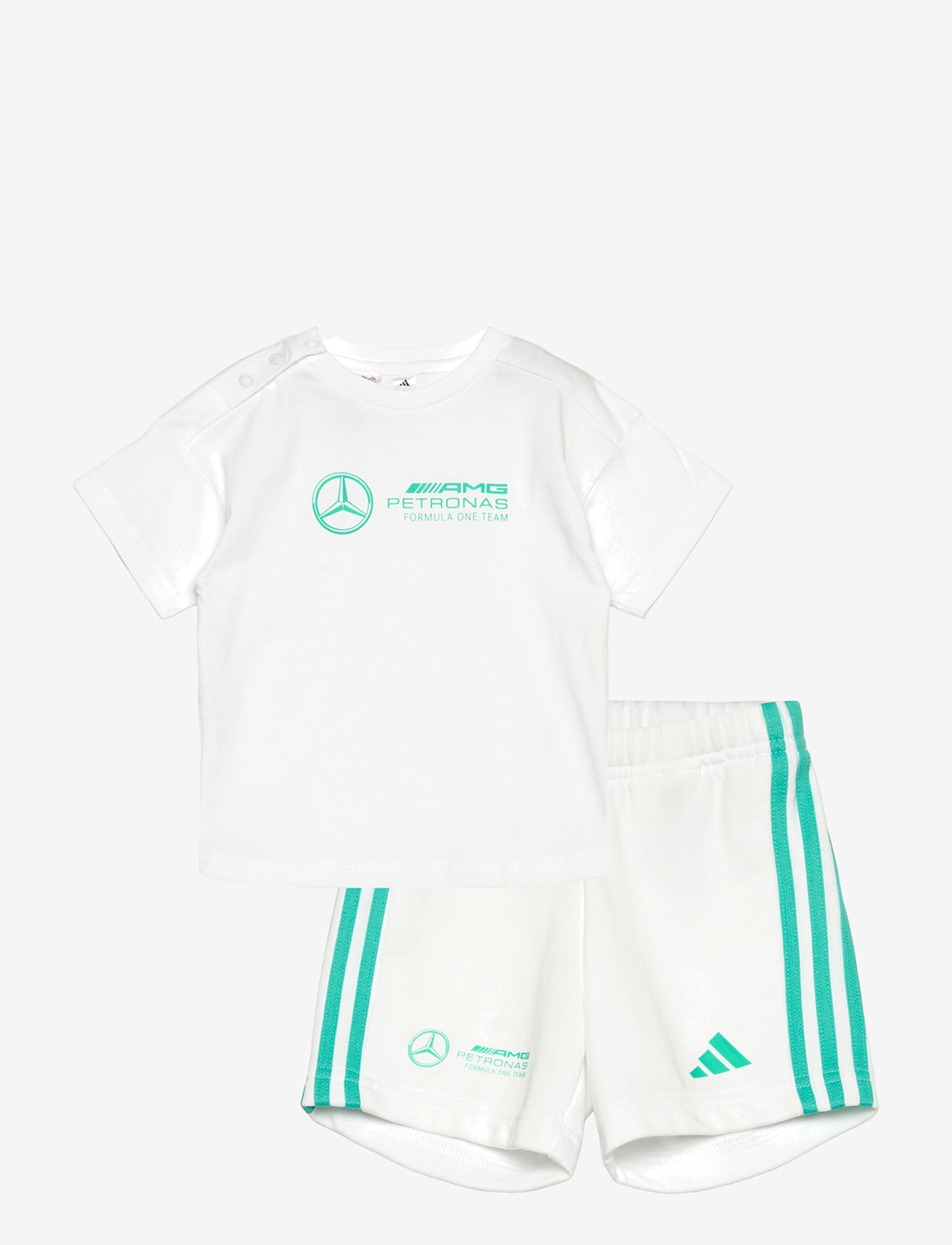 adidas Performance - MER DNA BBYJGSS - matchende sæt - white/semiru - 0