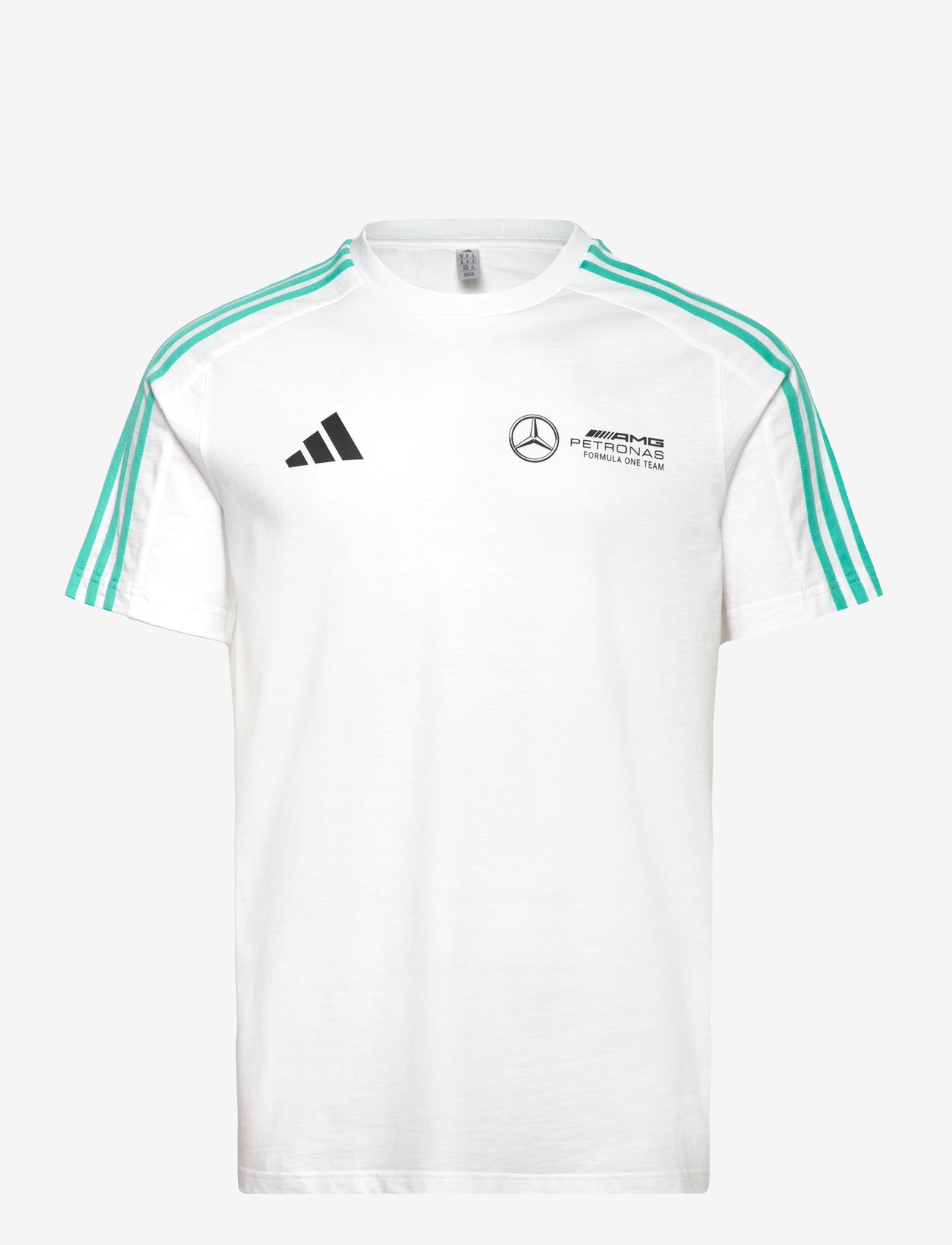 adidas Performance - MER DNA TEE M - oberteile & t-shirts - white/black - 1