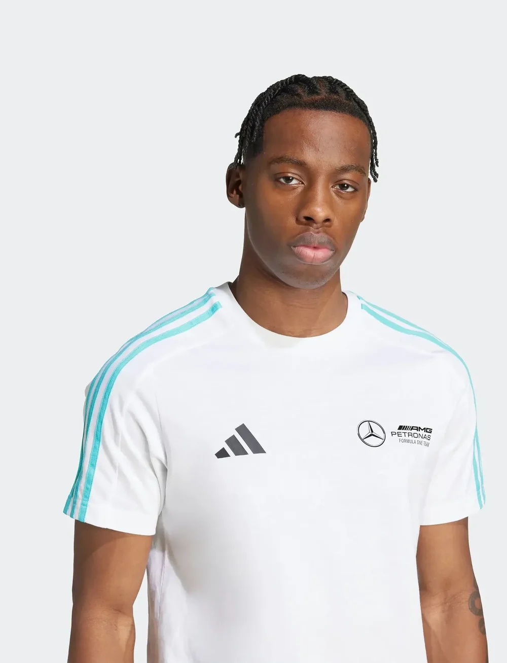 adidas Performance - MER DNA TEE M - t-shirts - white/black - 4