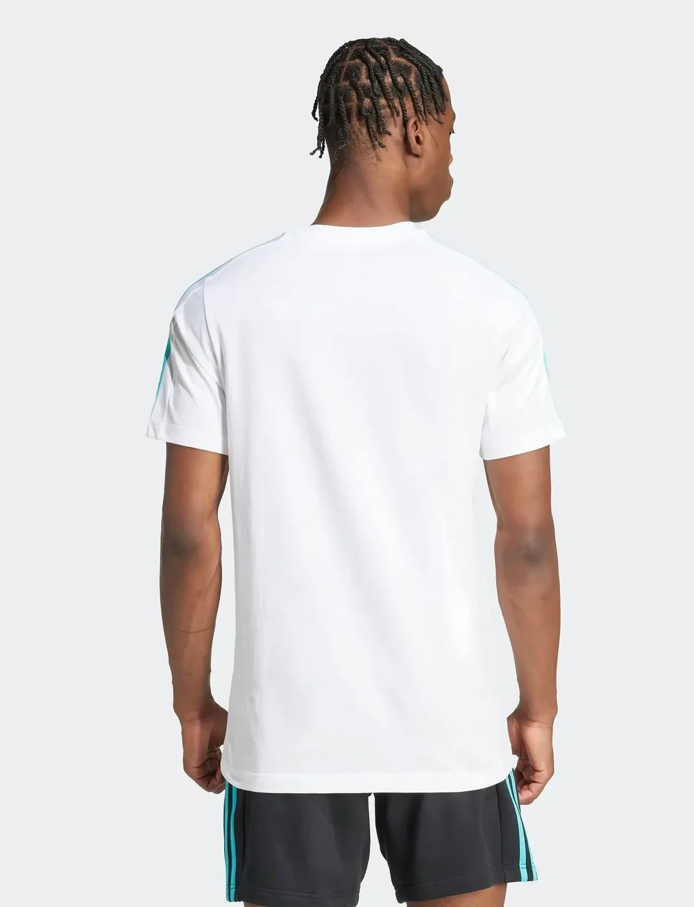 adidas Performance - MER DNA TEE M - t-shirts - white/black - 5