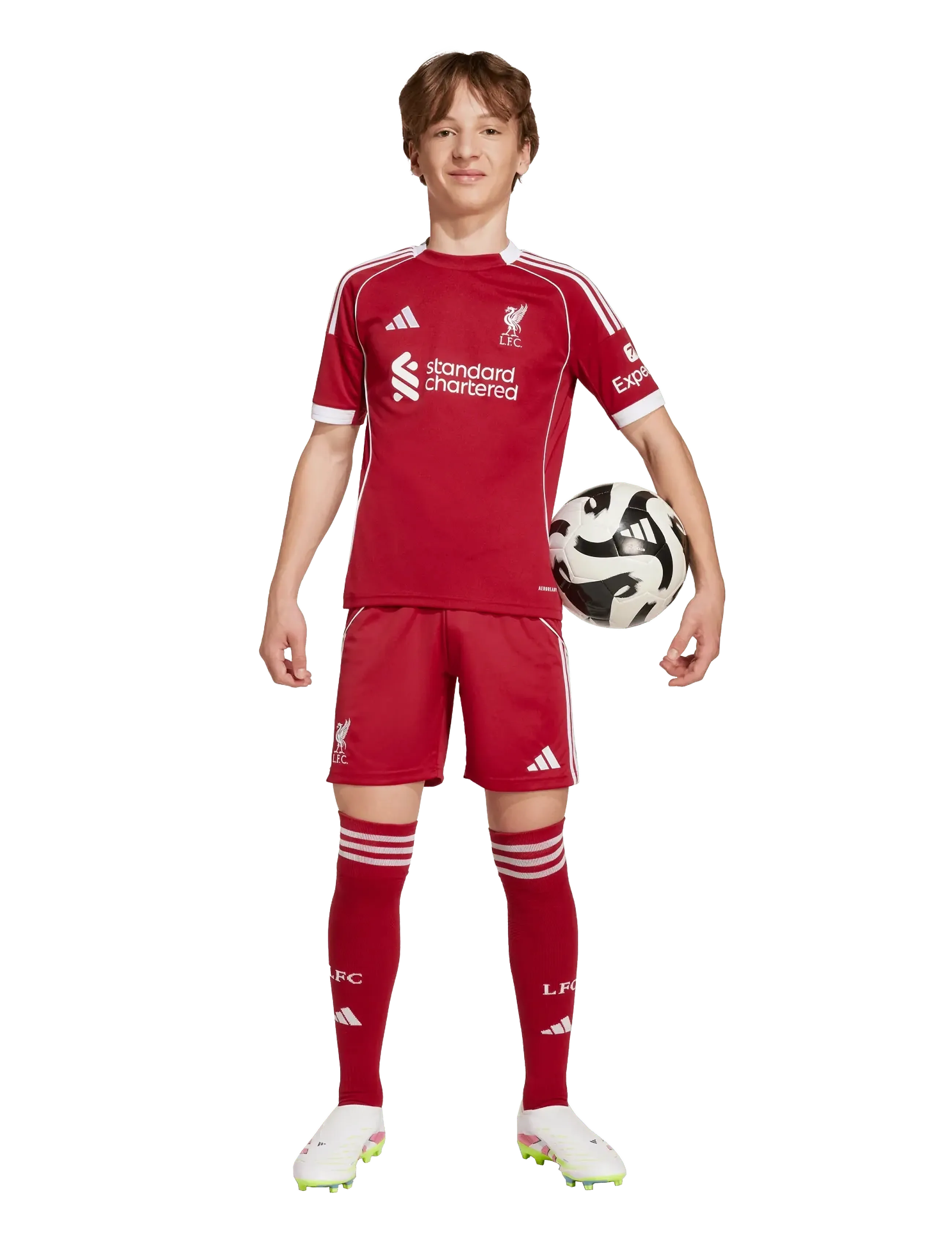 adidas Performance Lfc H Jsy Y, Børn, Børne Fodboldtrøje, Rød, Str: 152