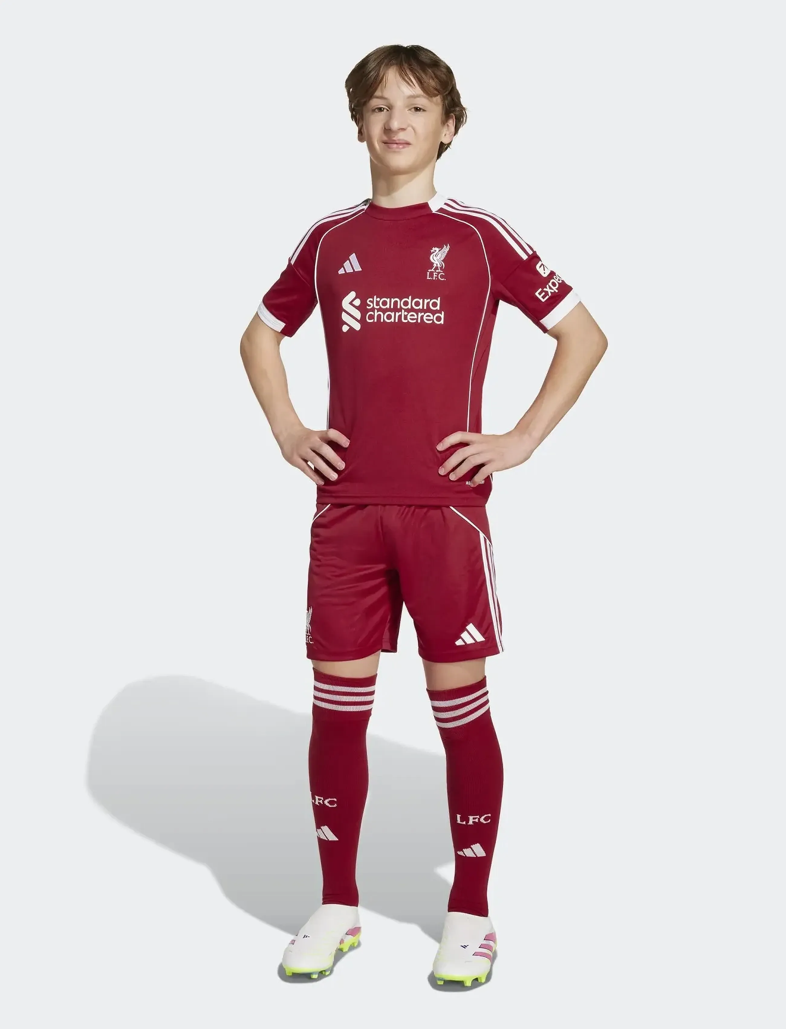 adidas Performance LFC H SHO Y - Shorts - STRRED / red
