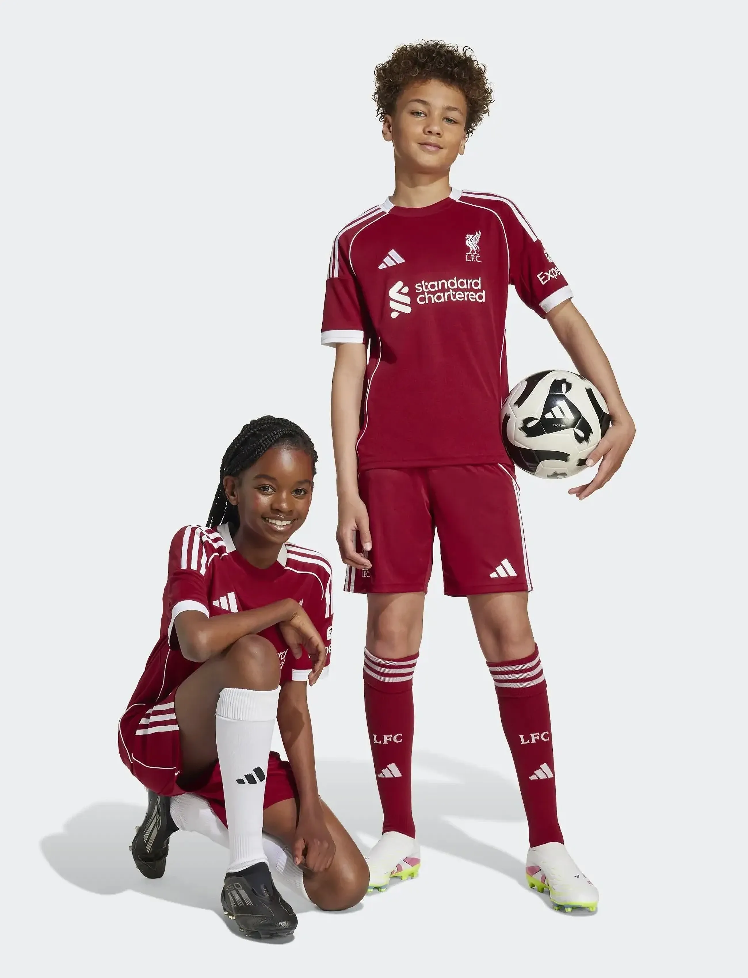 adidas Performance - LFC H SHO Y - sportsshorts - strred - 5