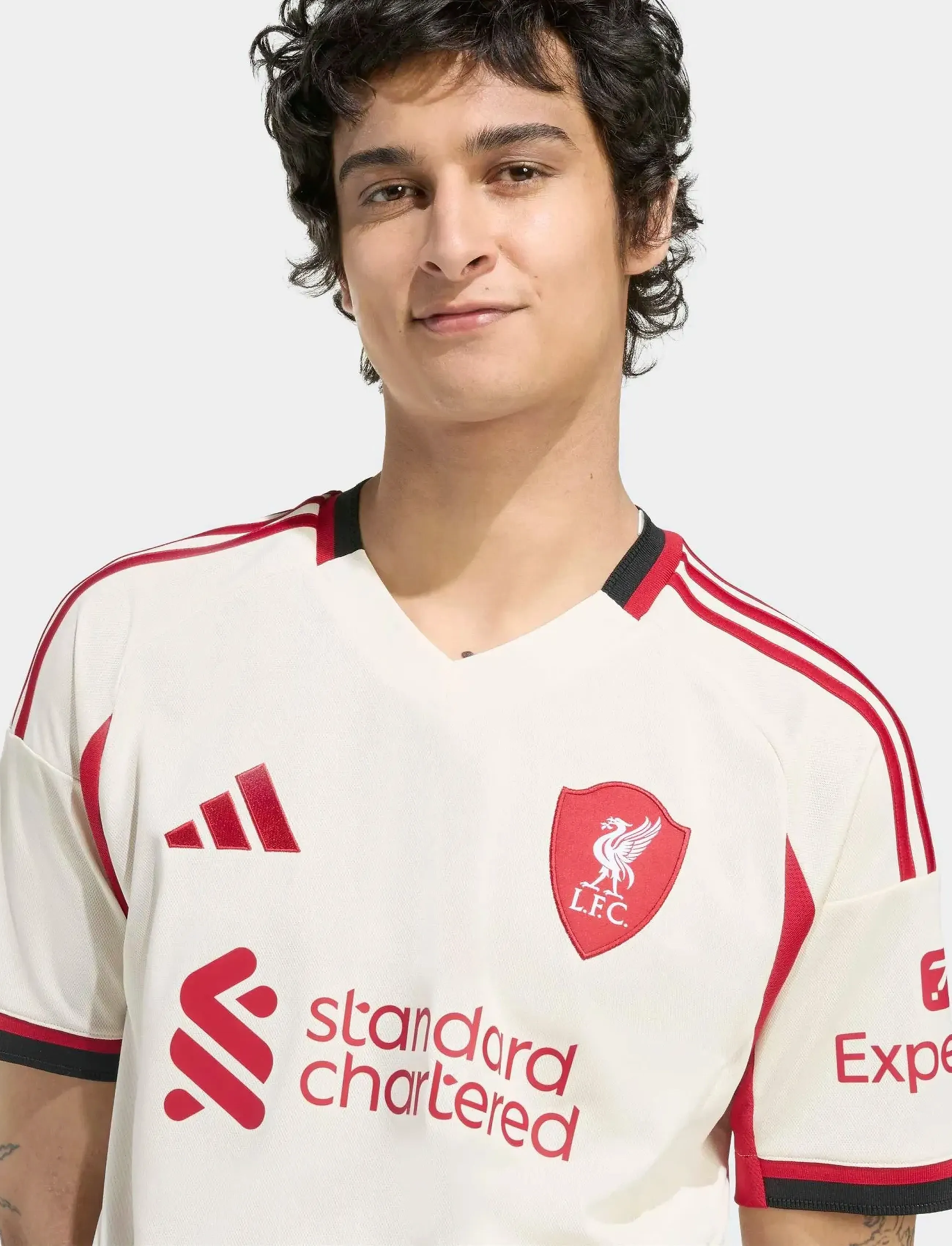 adidas Performance - LFC A JSY - t-shirts mit v-ausschnitt - wonwhi - 4