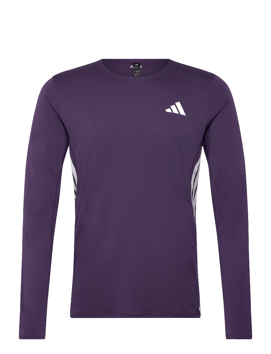 adidas Performance - ADIZERO L TEE M - langarmshirts - aurplu - 0