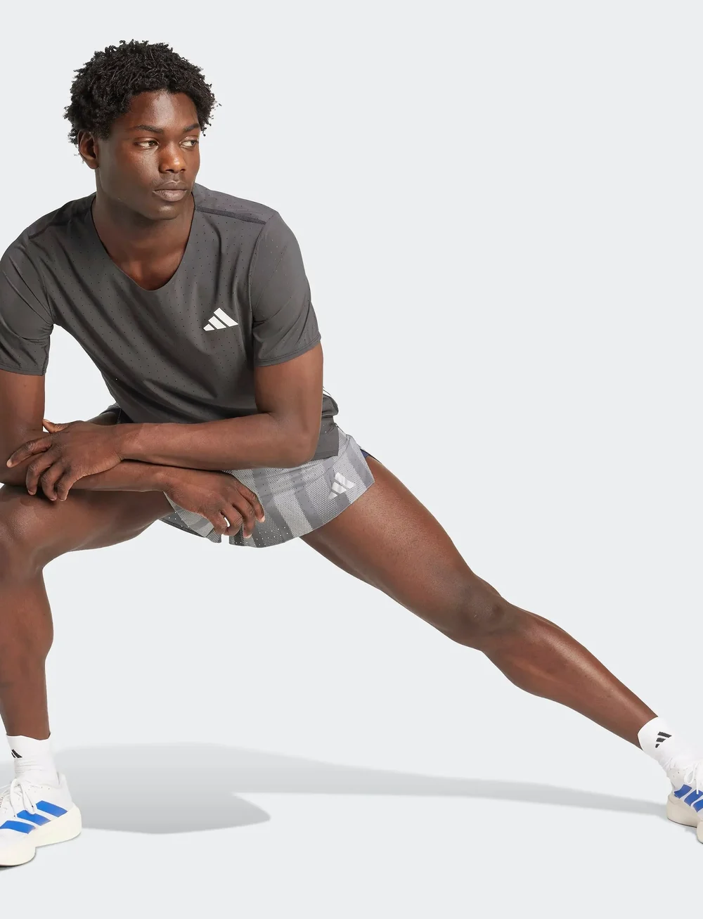 adidas Performance - ADIZERO P SHT M - laufshorts - grethr/grefiv - 0
