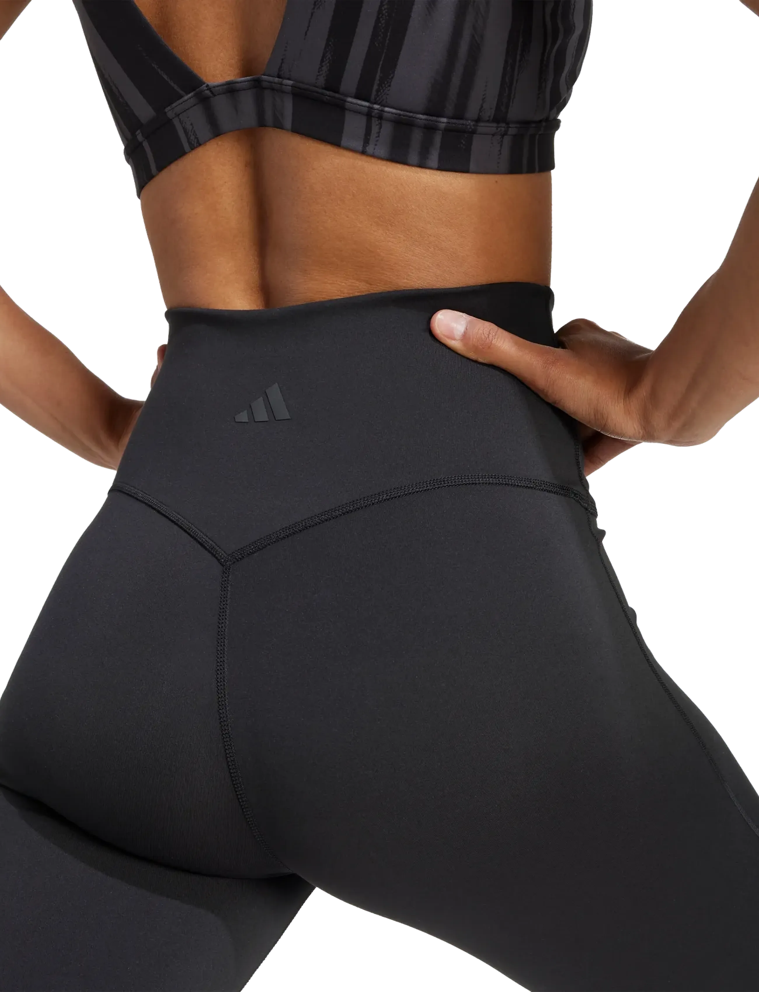 adidas Performance - All Me Sculpt L - 7/8 länge - black/black - 4