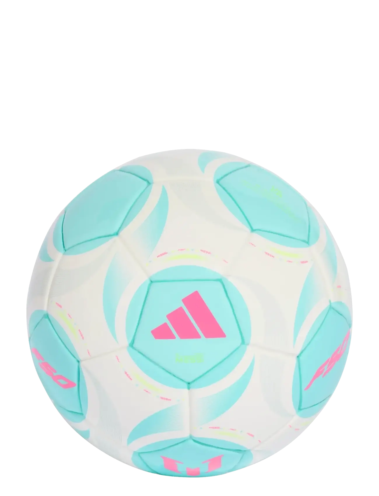 adidas Performance MESSI MINI - Fótboltabúnaður - WHITE/FLAAQU/HALMIN / blue