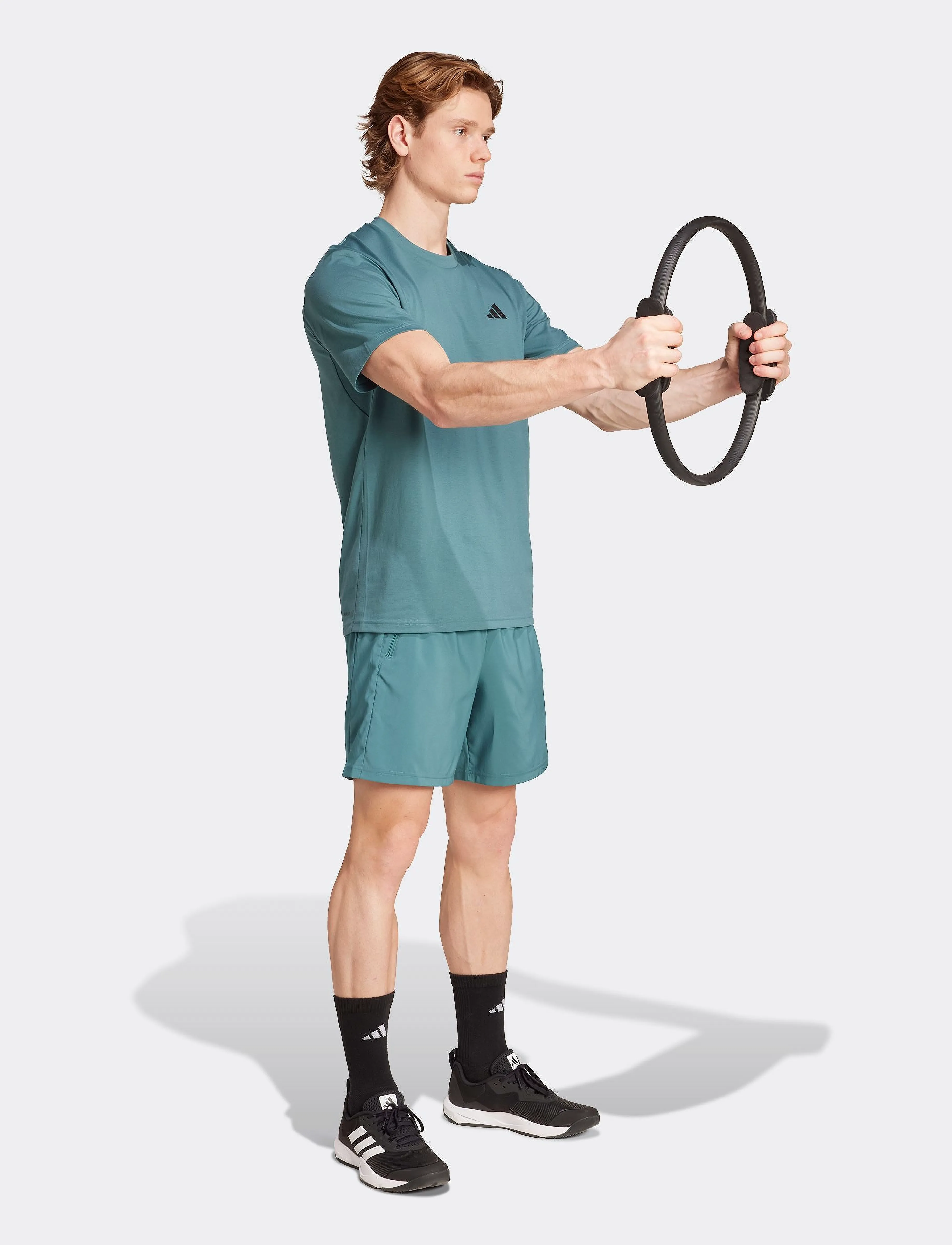 adidas Performance - TR-ES WV SHO - trainingsshorts - pretea/black - 0