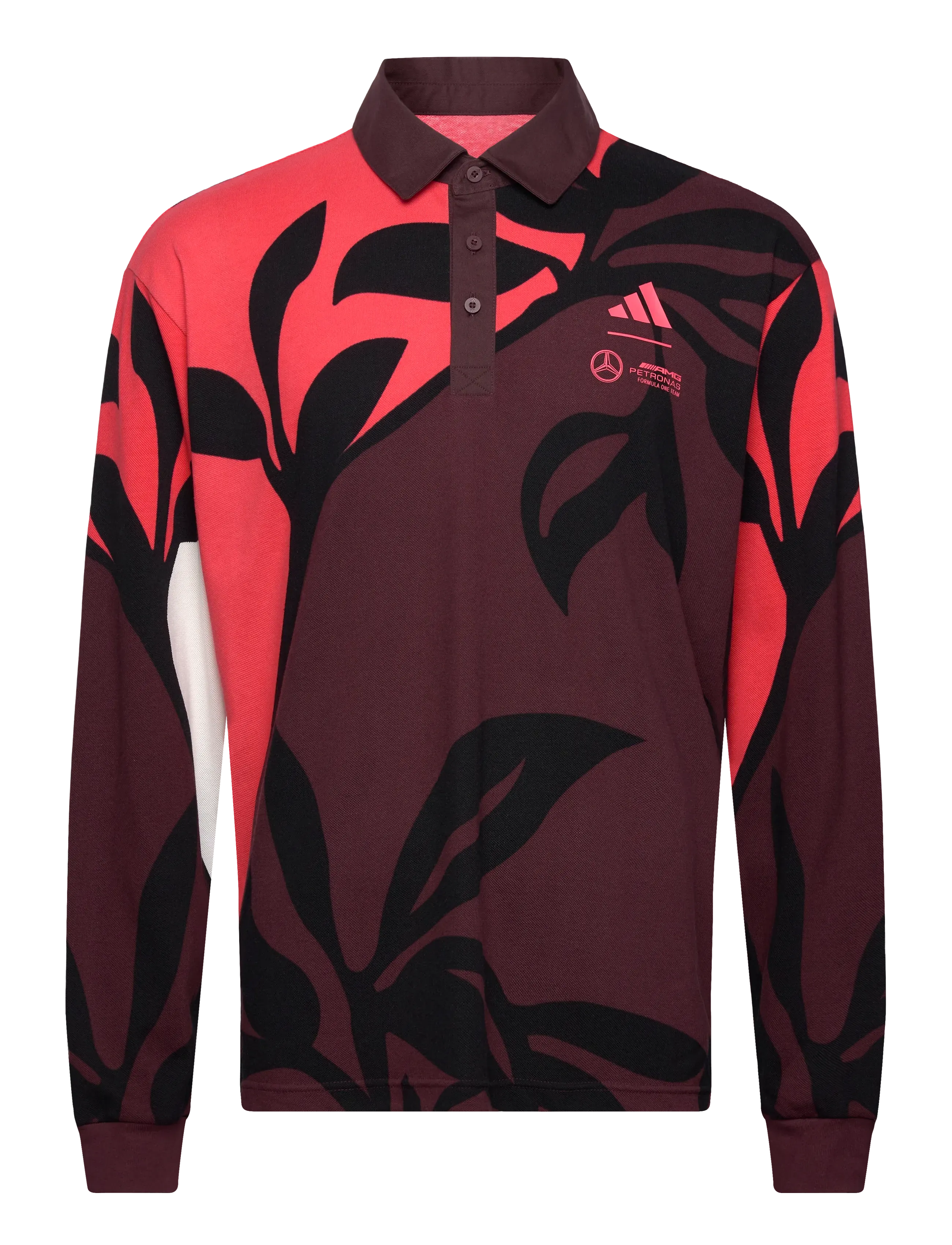 adidas Performance MER SP LSPOLO M - adidas Performance - AURRUB/TURBO/OWHITE / red