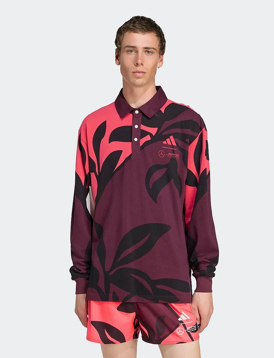 adidas Performance - MER SP LSPOLO M - langärmelig - aurrub/turbo/owhite - 0