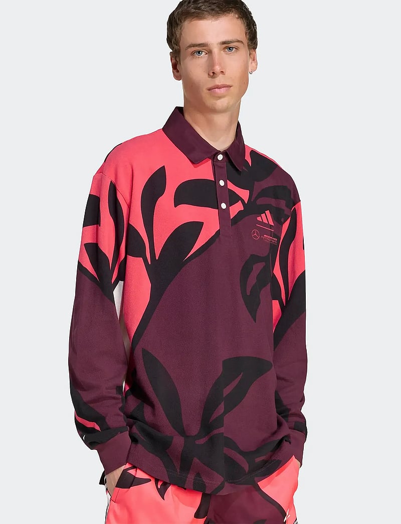 adidas Performance - MER SP LSPOLO M - long-sleeved polos - aurrub/turbo/owhite - 4