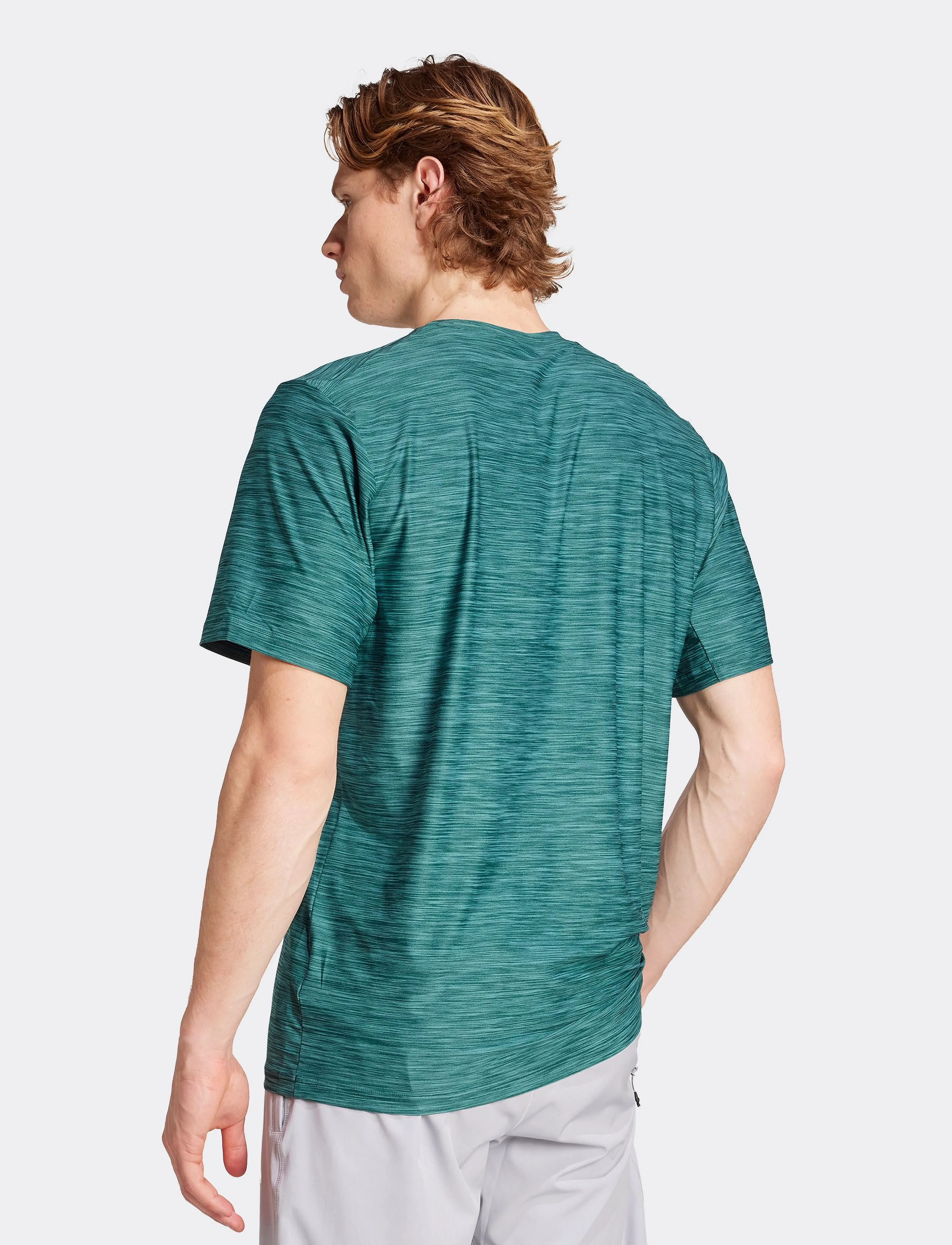 adidas Performance - TR-ES STRETCH T - t-shirts - auivme/black - 3