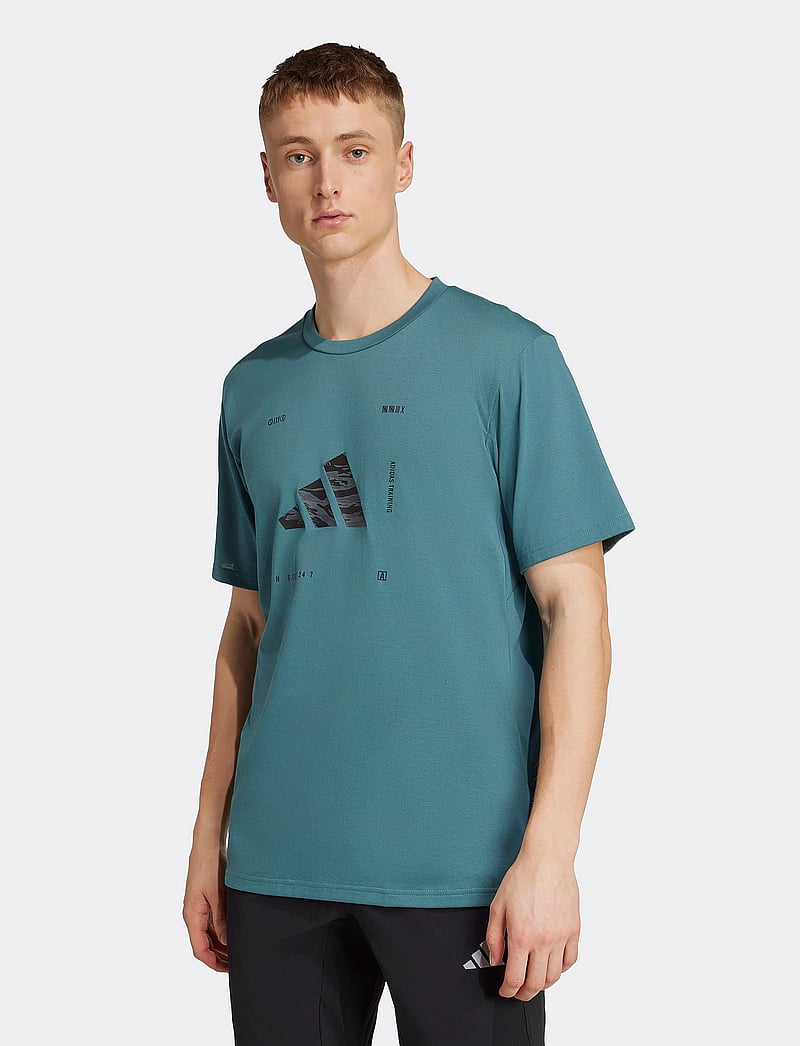 adidas Performance - M BOX LOGO G T - t-shirts - previo - 0