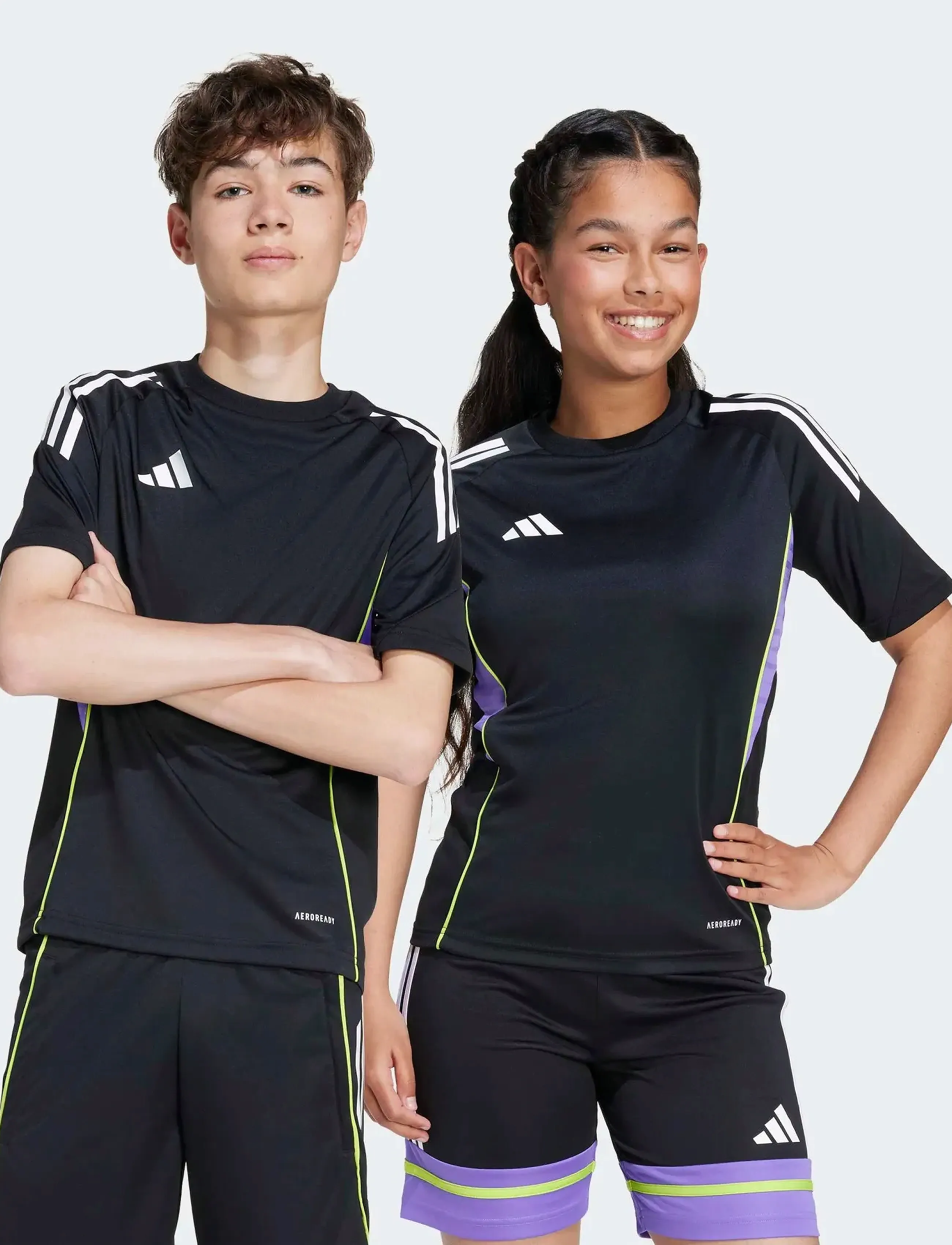 adidas Performance - TIRO25C TR JSYY - sports tops - black/purrus - 4