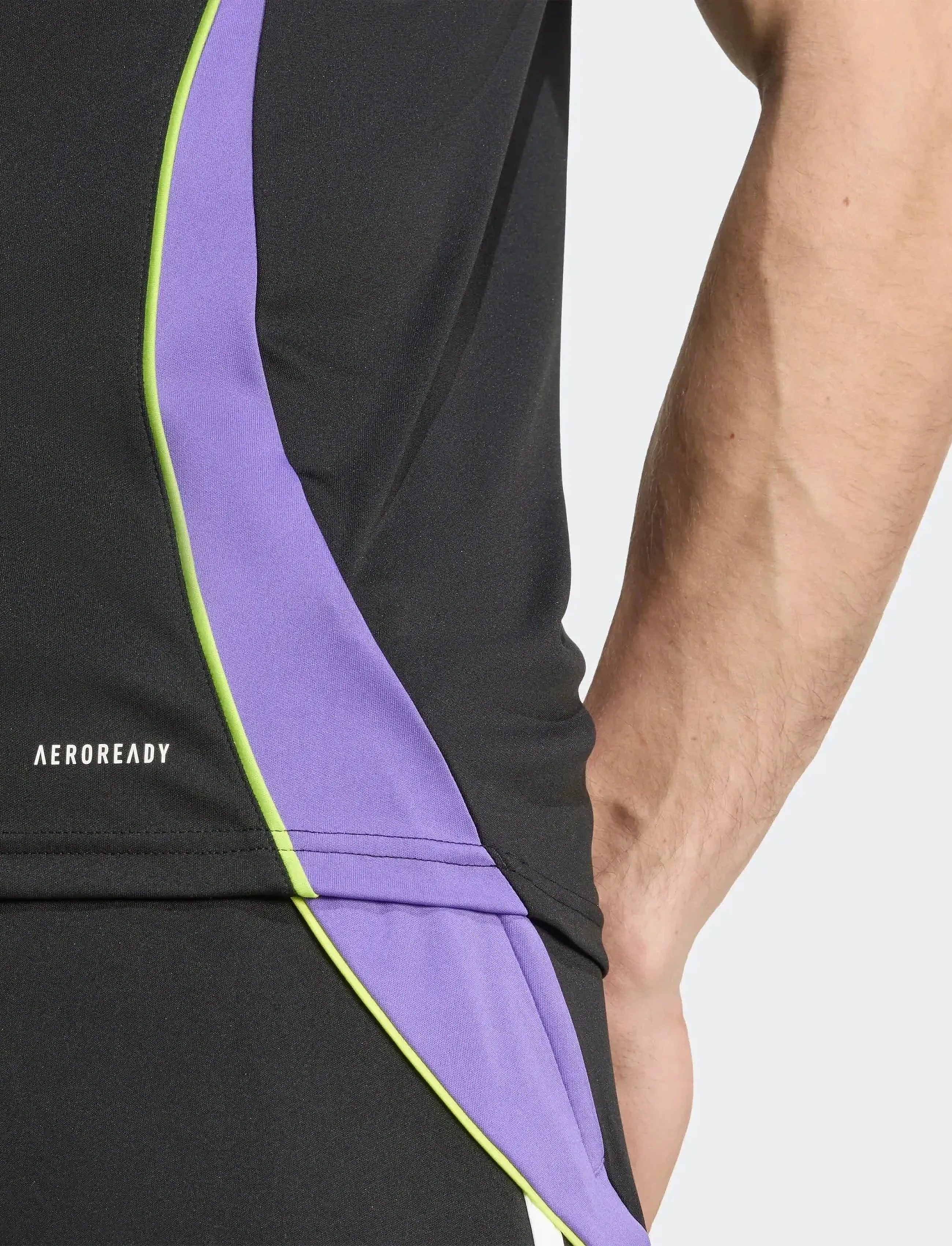 adidas Performance - TIRO24 JSY - t-shirts - black/purrus - 4