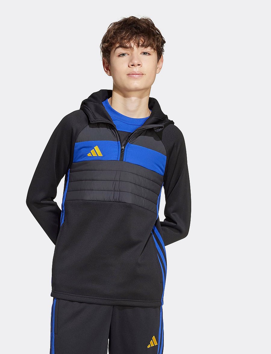 adidas Performance - TIRO ES WINTOPY - kapuzenpullover - black/selubl/creyel - 3