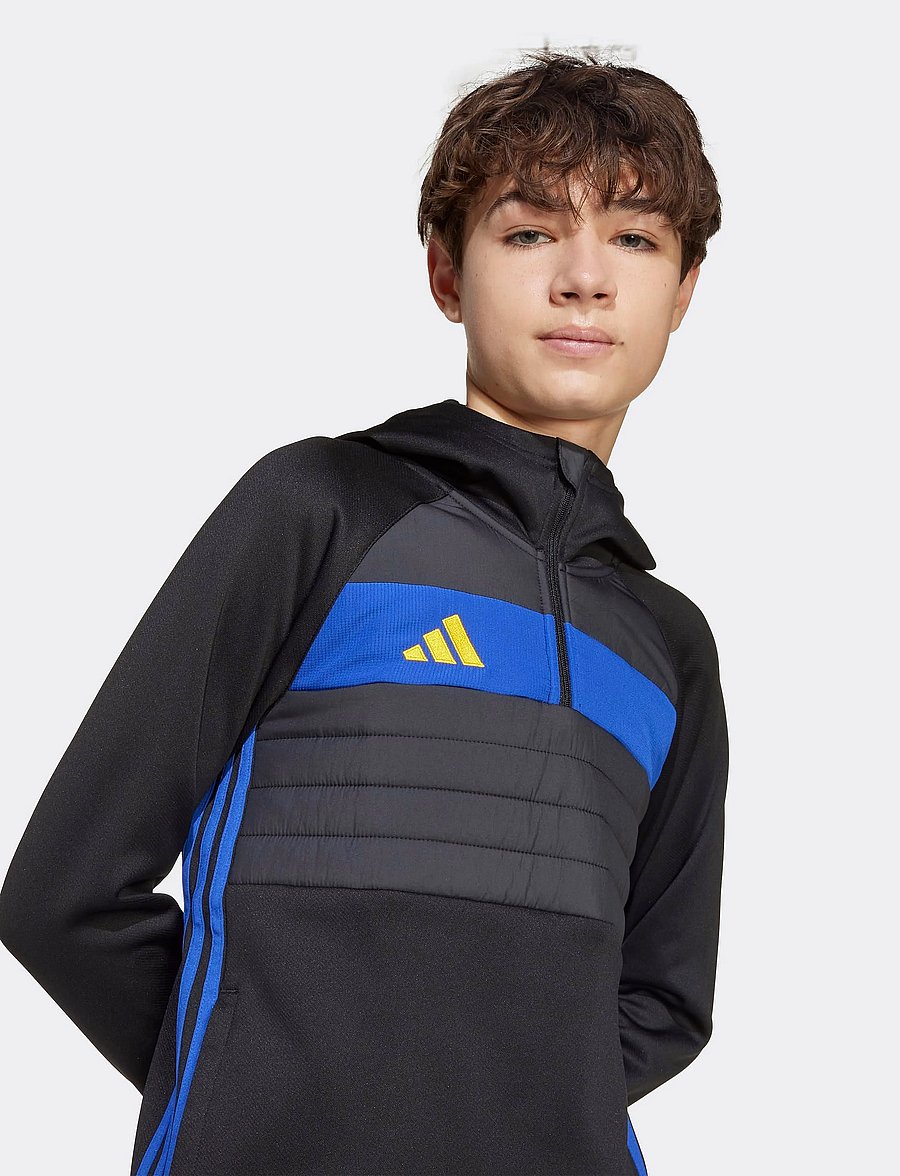 adidas Performance - TIRO ES WINTOPY - kapuzenpullover - black/selubl/creyel - 5