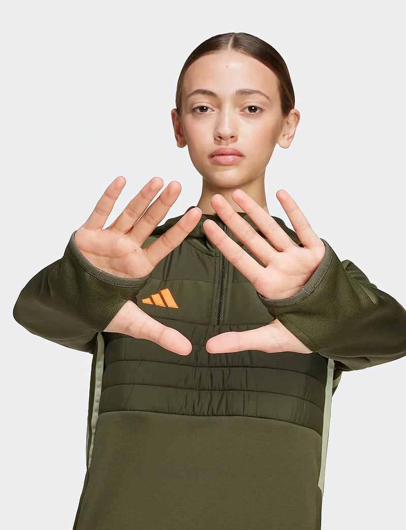 adidas Performance - TIRO ES WINTOPY - džemperi ar kapuci - ngtcar/tengrn/impora - 4