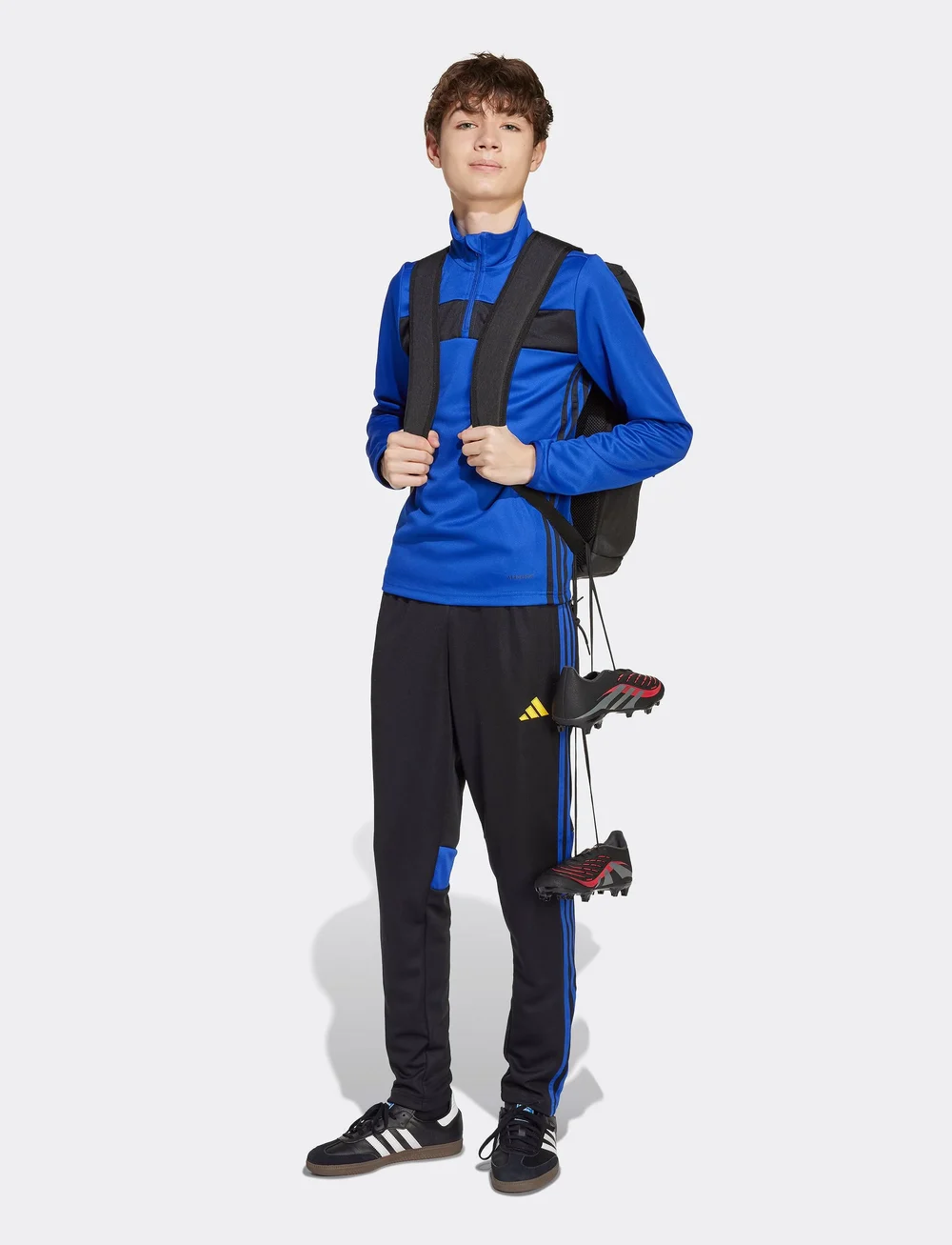 adidas Performance - TIRO ES PNT Y - träningsbyxor - black/selubl/creyel - 0