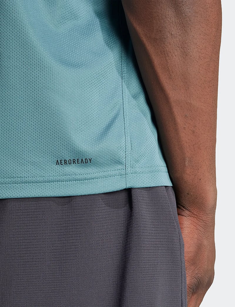 adidas Performance - TR-ES BASE POLO - poloshirts - pretea/black - 2