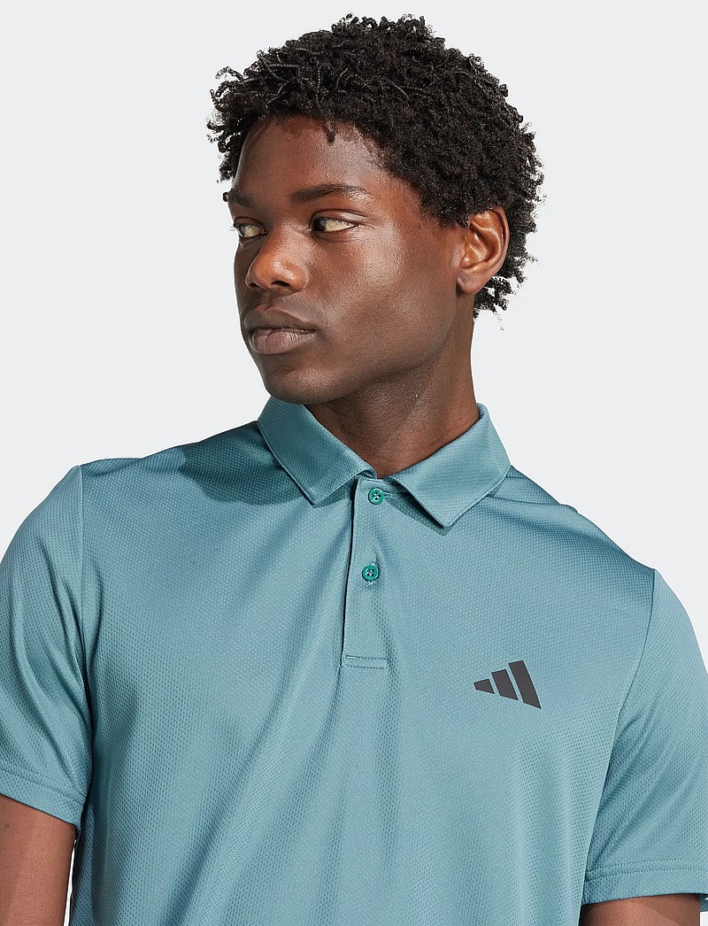 adidas Performance - TR-ES BASE POLO - poloshirts - pretea/black - 3