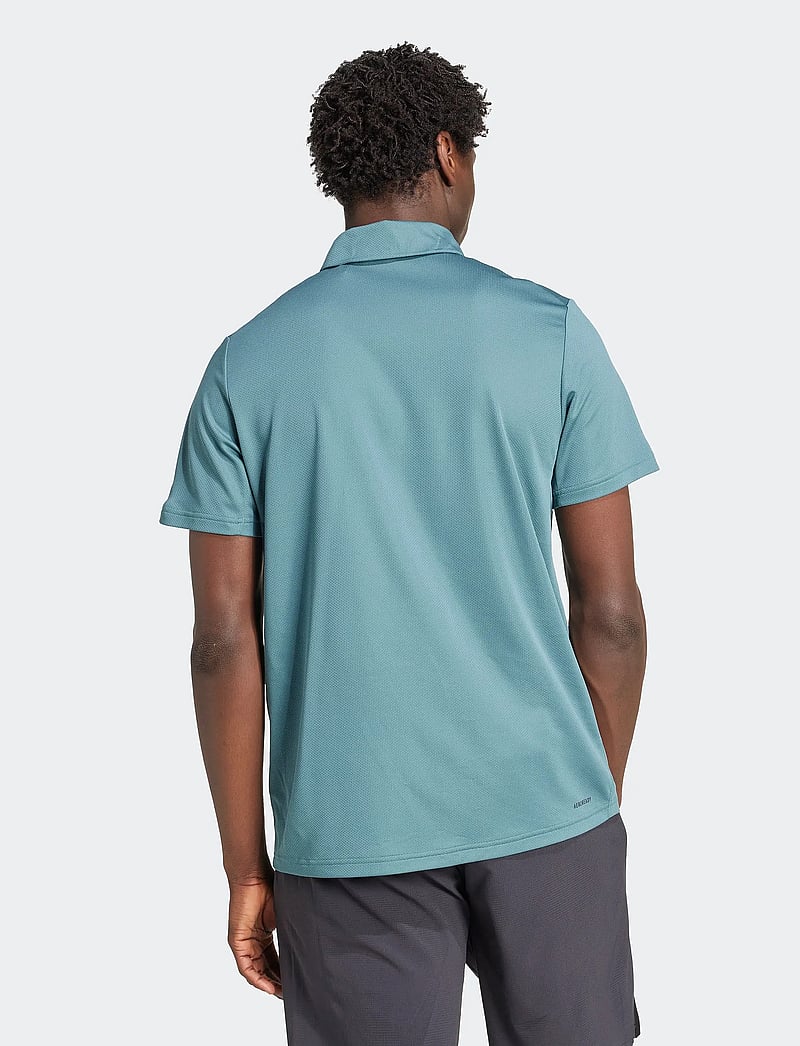 adidas Performance - TR-ES BASE POLO - poloshirts - pretea/black - 5