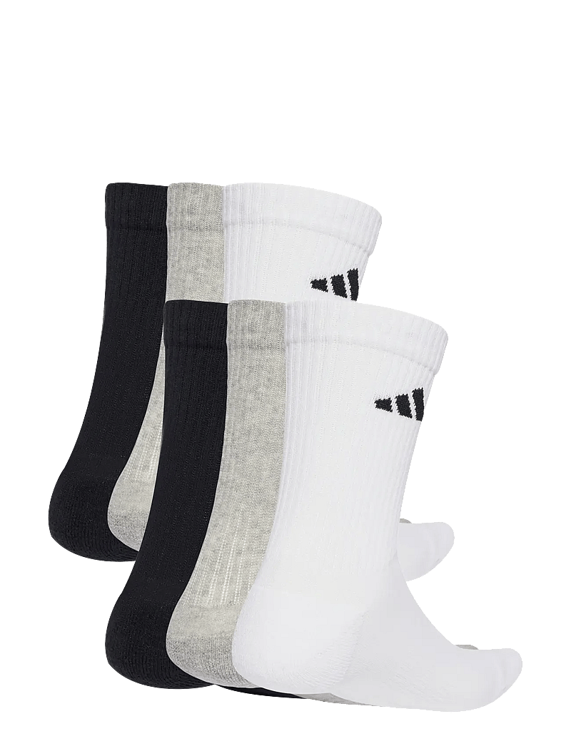 adidas Performance - C NEWLOGOCRW 6P - spordisokid - white/mgreyh/black - 1