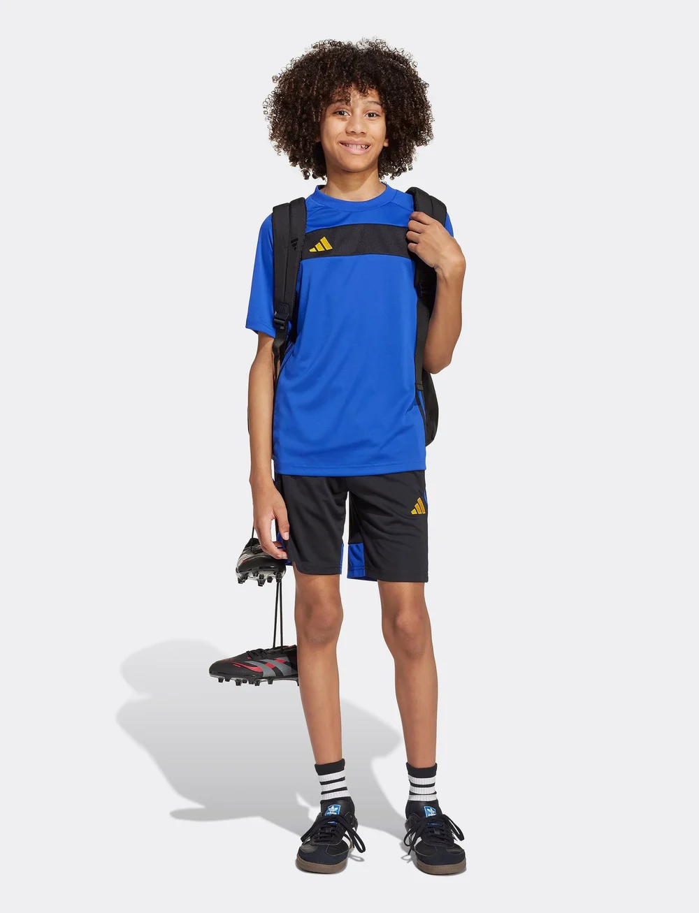 adidas Performance - TIRO ES SHO Y - sportsshorts - black/selubl/creyel - 0