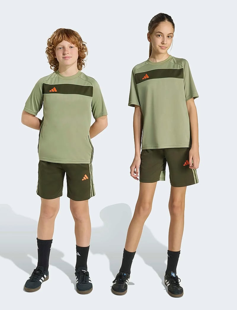 adidas Performance - TIRO ES SHO Y - sporta šorti - ngtcar/tengrn/impora - 3