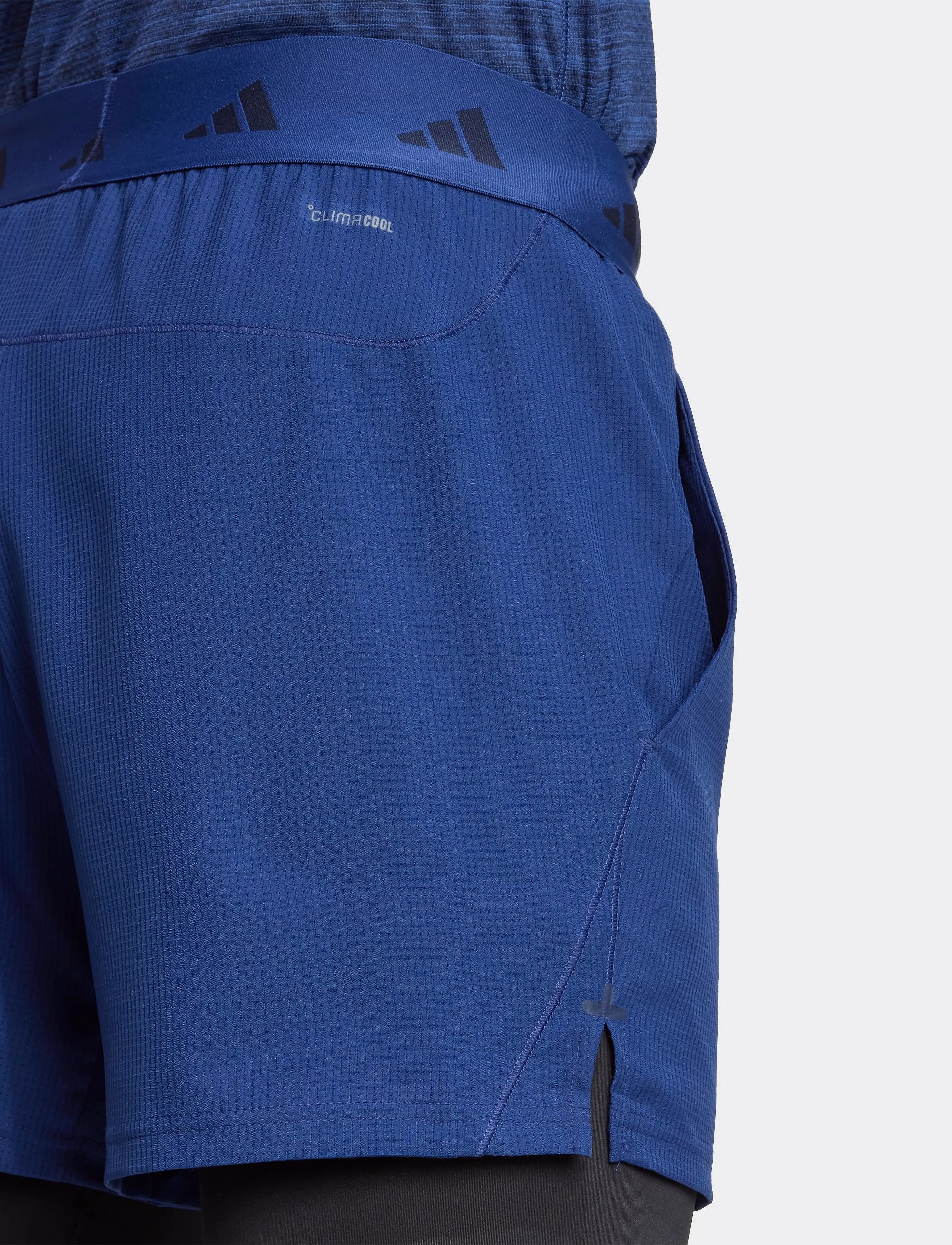 adidas Performance - GYM+ 2in1 SHORT - Æfingastuttbuxur - dkblue/black - 3