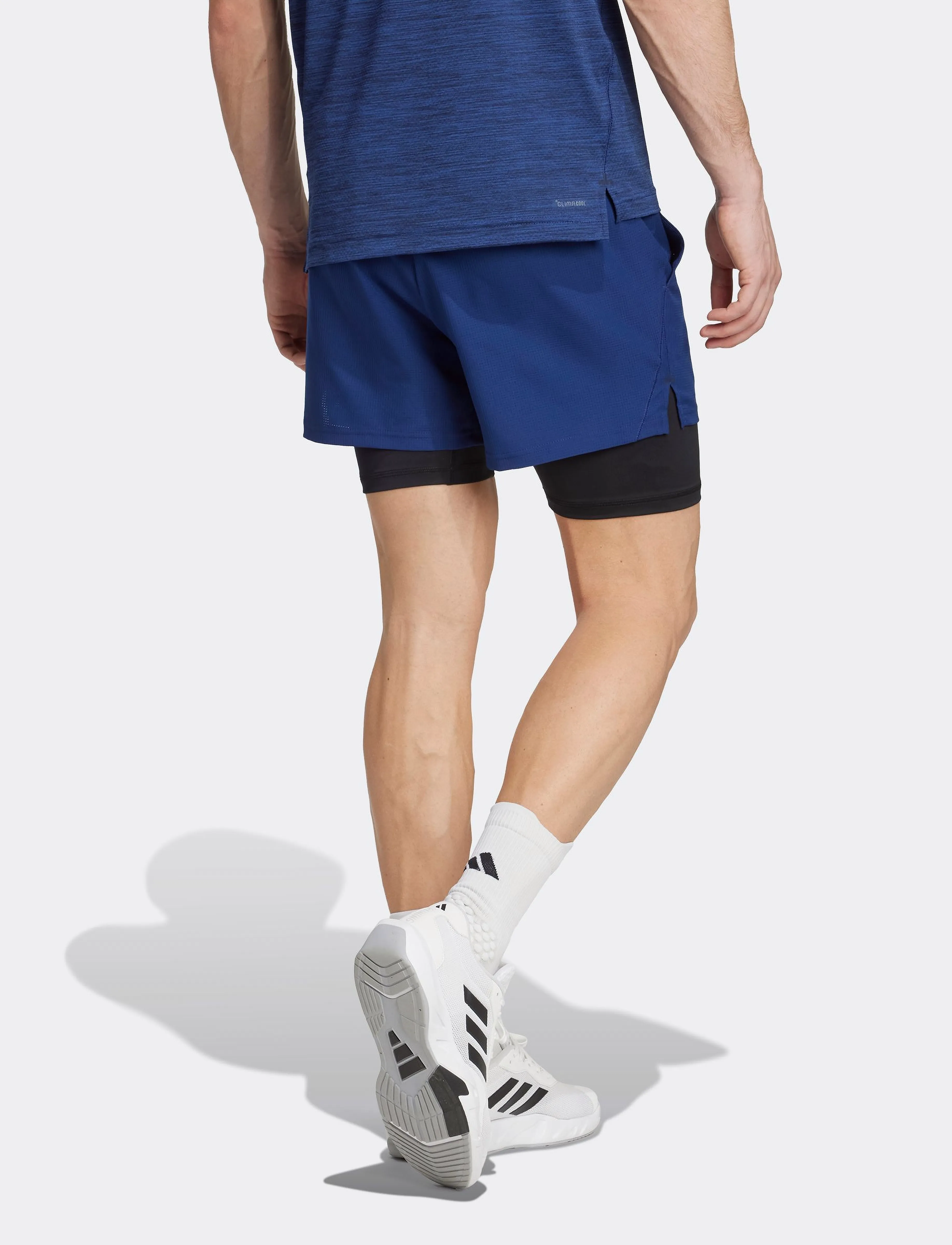 adidas Performance - GYM+ 2in1 SHORT - trainingsshorts - dkblue/black - 4