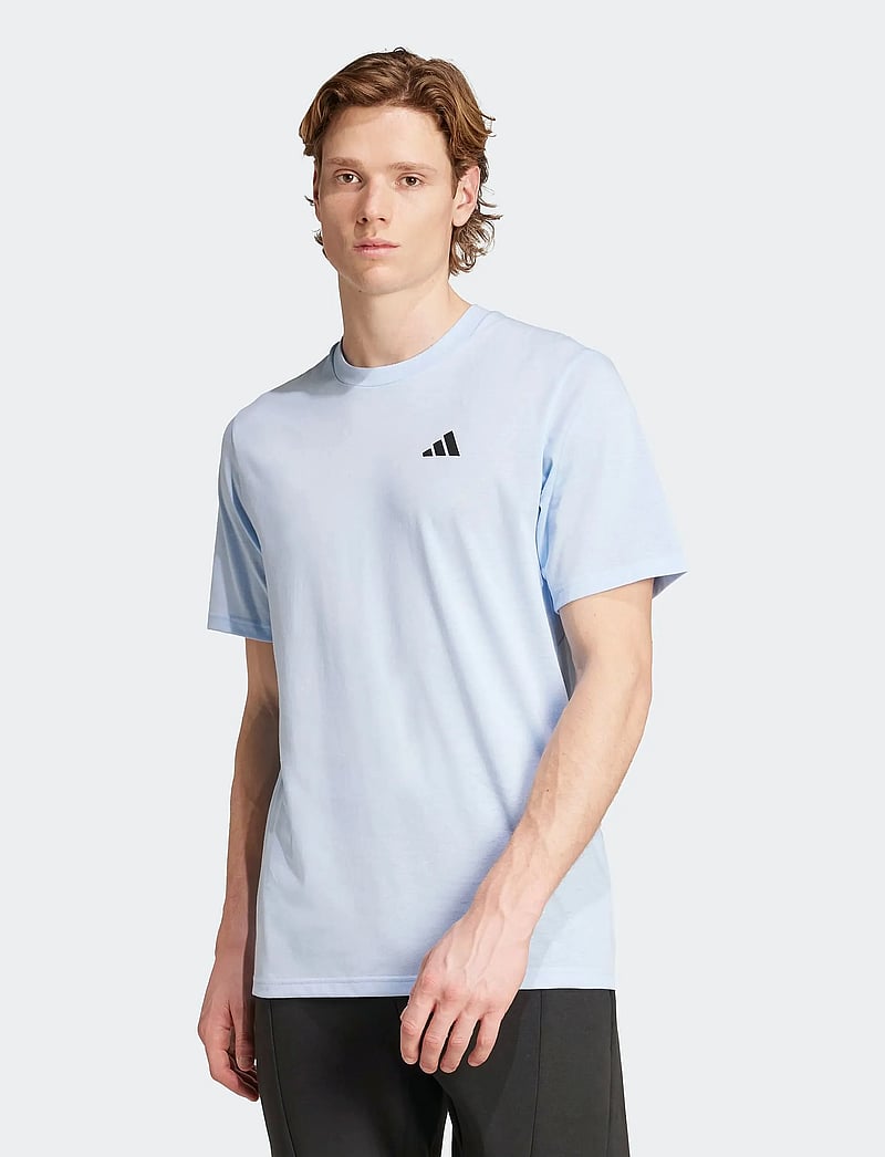 adidas Performance - TR-ES FR T - t-shirts - globlu/black - 0