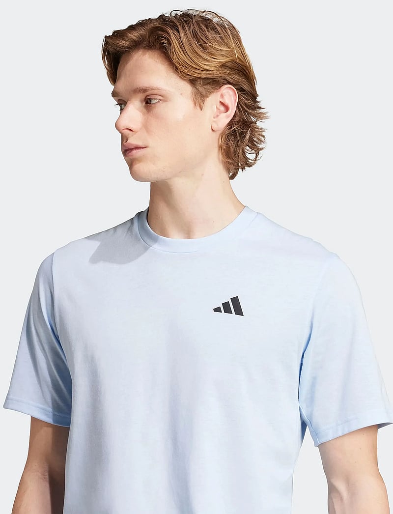 adidas Performance - TR-ES FR T - t-shirts - globlu/black - 2