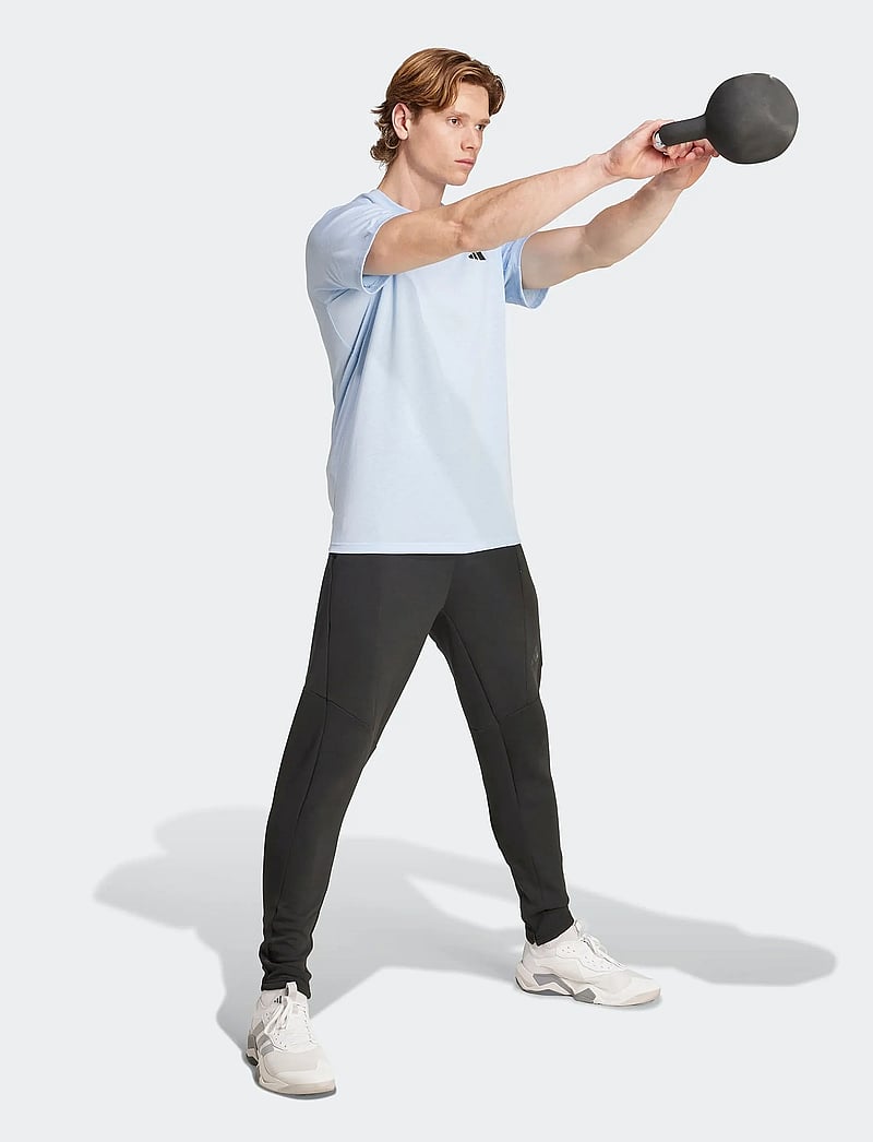 adidas Performance - TR-ES FR T - t-shirts - globlu/black - 4