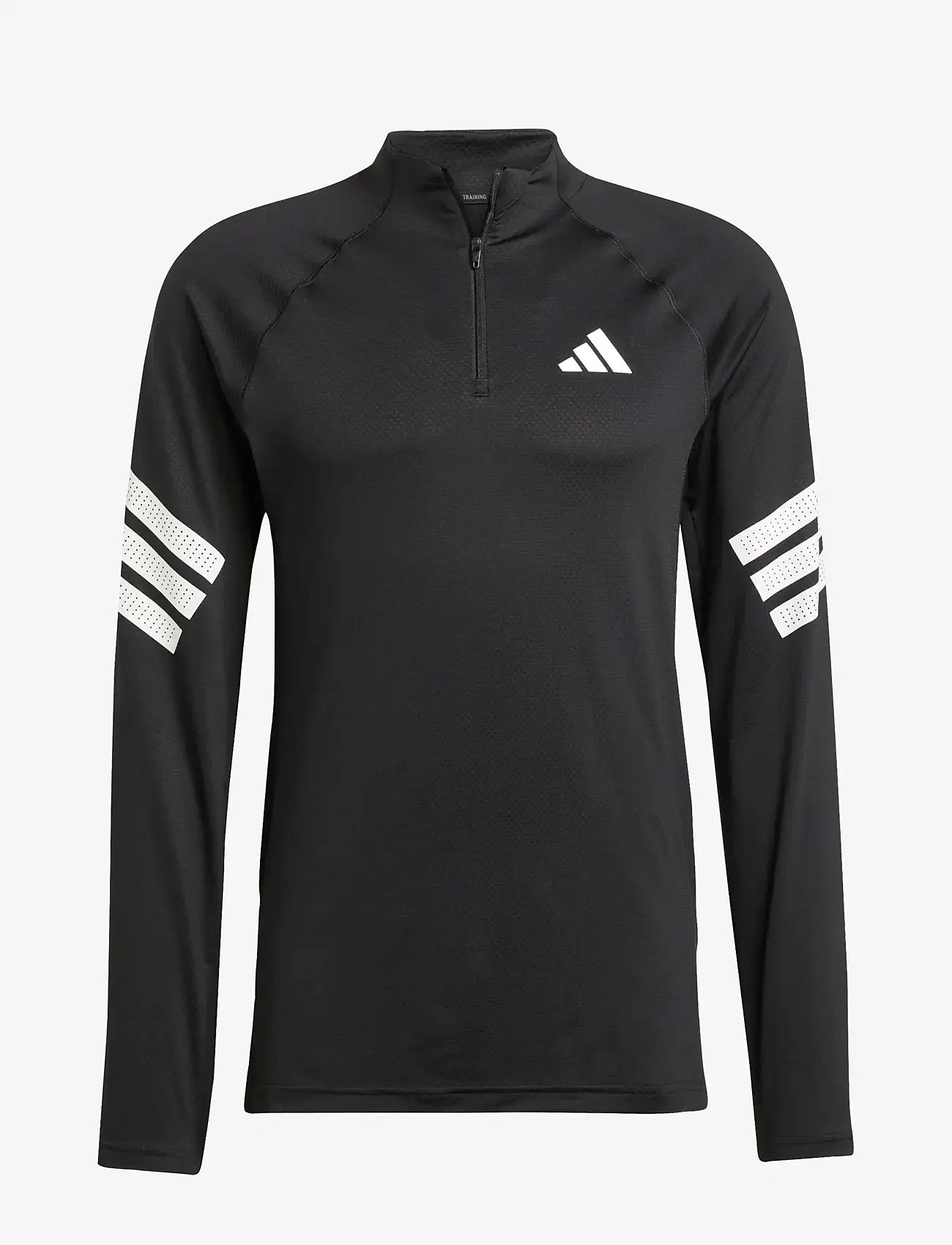 adidas Performance - GYM+ 3S 1/4 ZIP - kampsunid ja vahekihid - black/white - 1