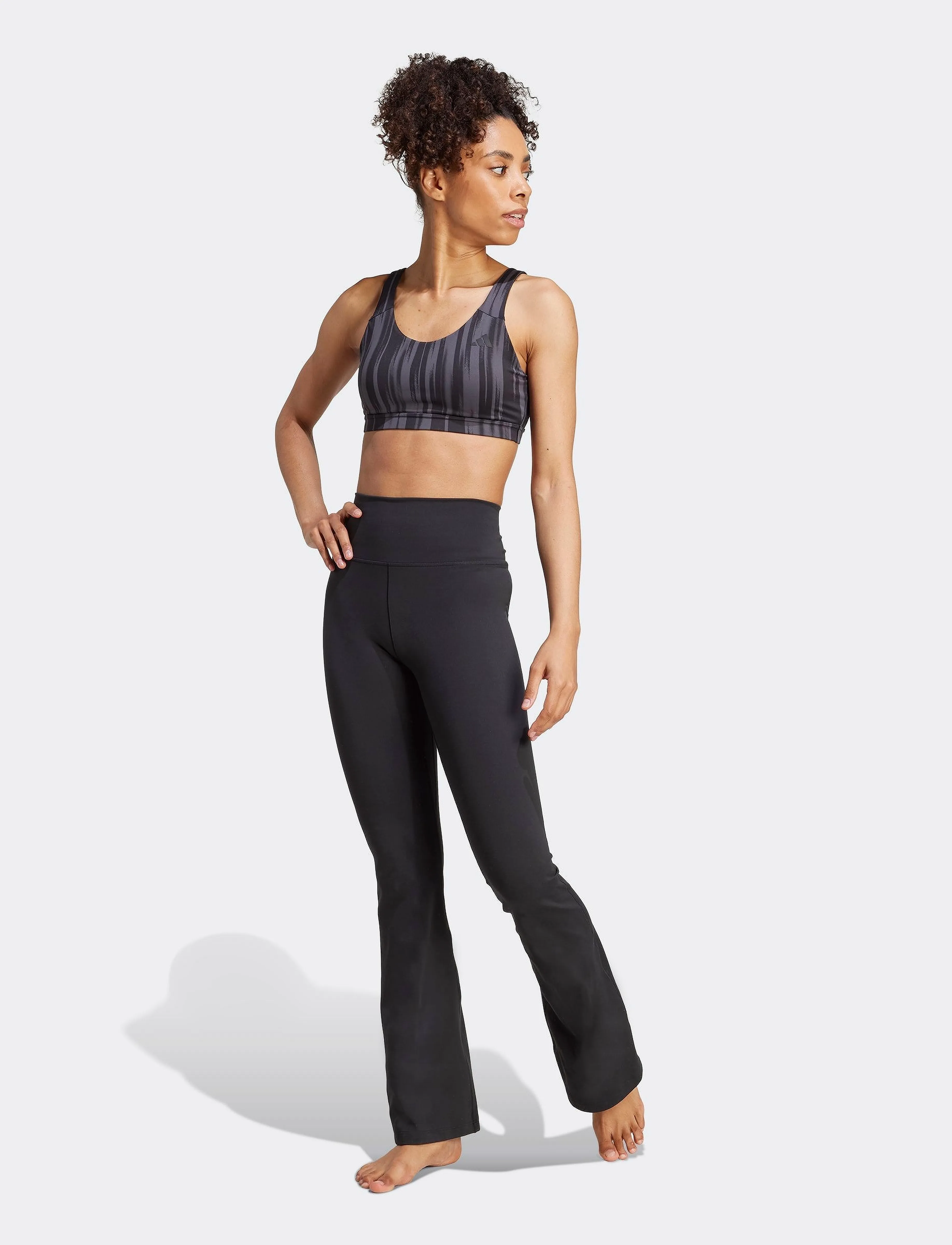 adidas Performance - ALL ME FLARE L - training tights - black/black - 4