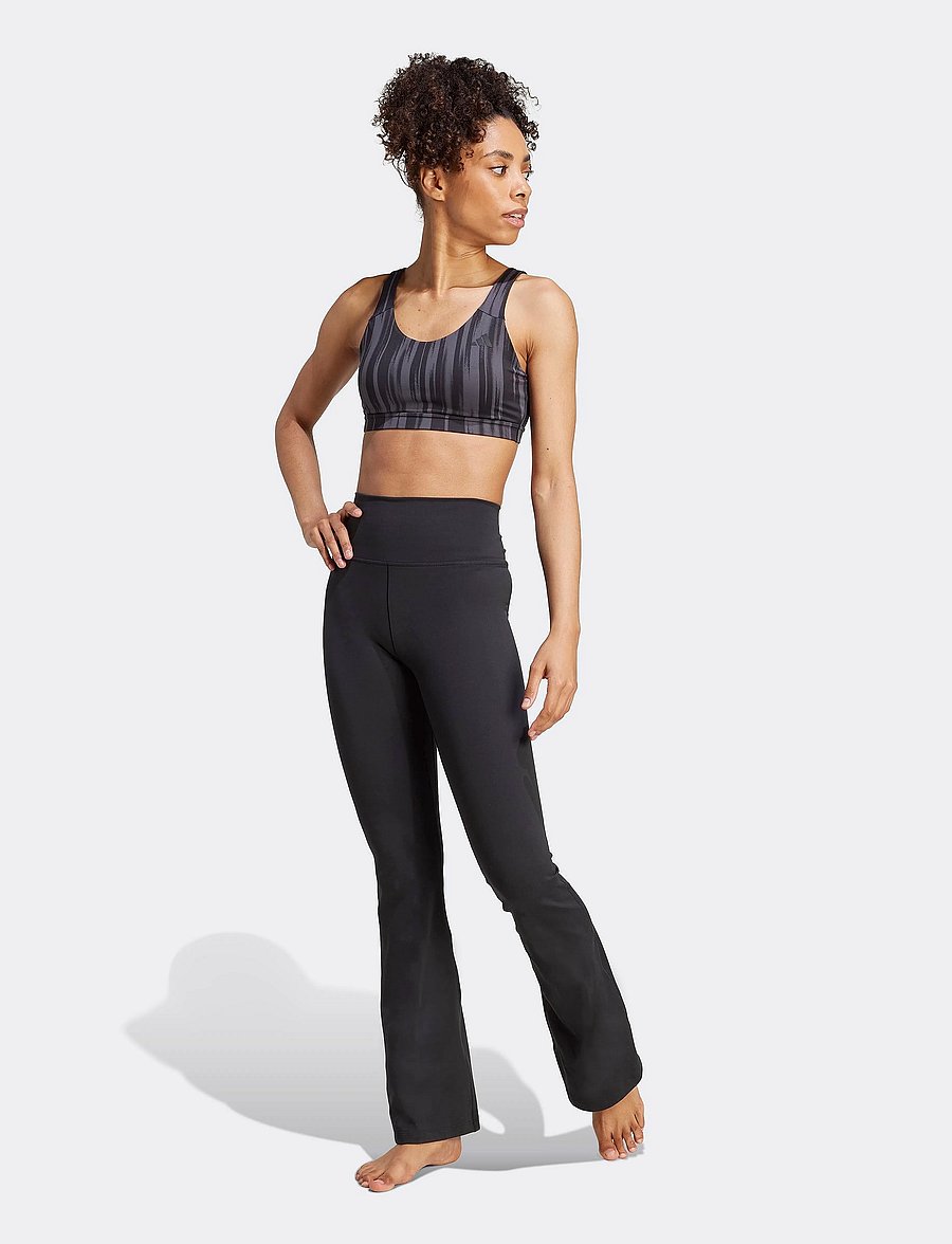 adidas Performance - ALL ME FLARE L - fuld længde - black/black - 4