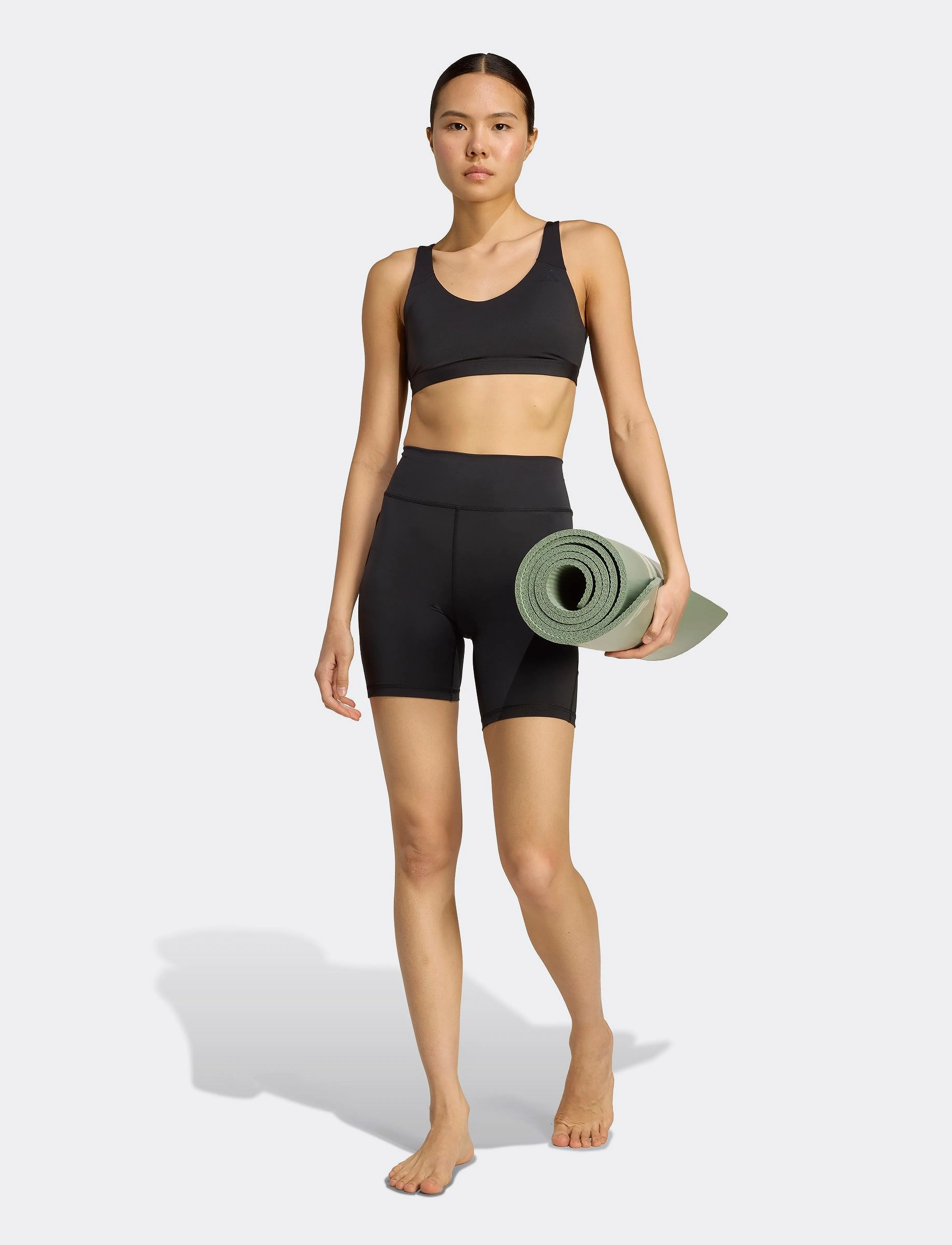 adidas Performance - All Me Ess 7IN - 1/2 længde - black/black - 4