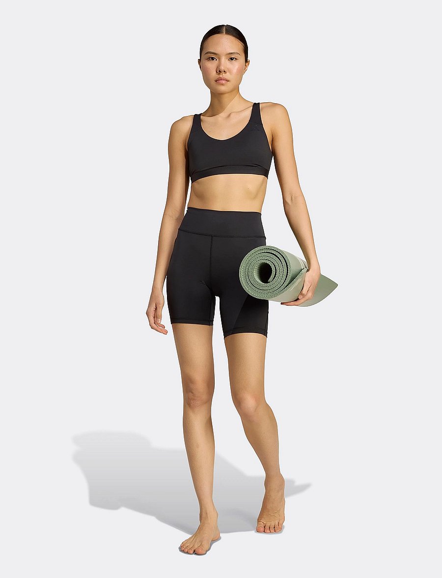 adidas Performance - All Me Ess 7IN - 1/2 længde - black/black - 4