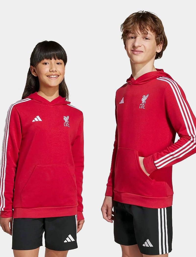 adidas Performance - LFC KIDS HD - džemperi ar kapuci - strred - 3