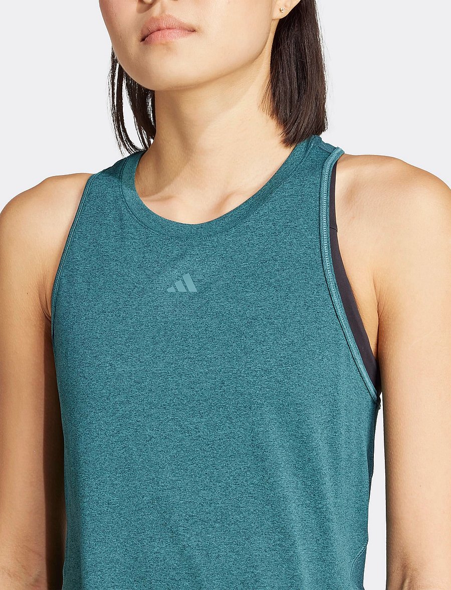 adidas Performance - WTR D4T TK - tank tops - pretea/aurivy - 2