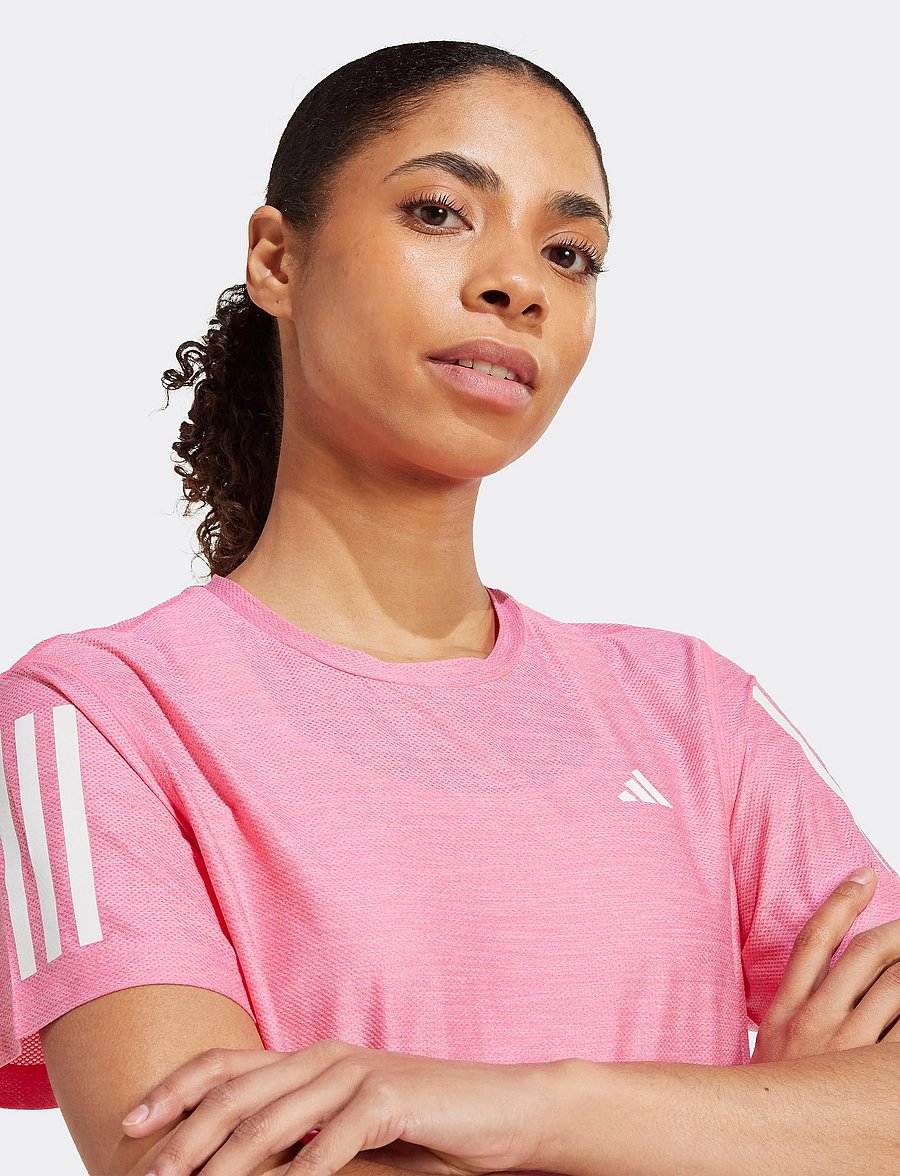 adidas Performance - OTR B TEE - t-shirts - lucpnk/white - 2