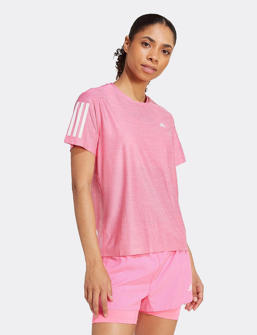 adidas Performance - OTR B TEE - t-shirts - lucpnk/white - 4