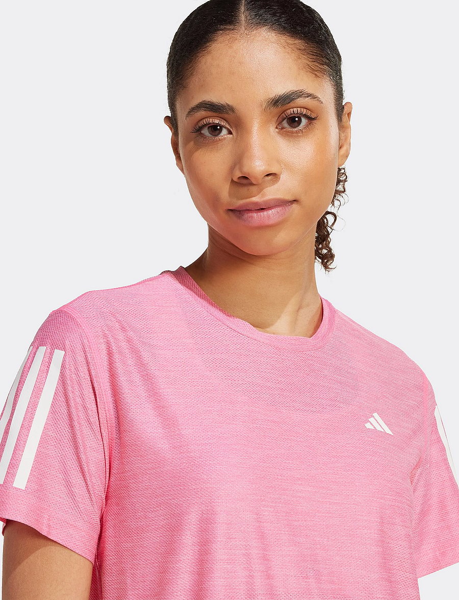 adidas Performance - OTR B TEE - t-shirts - lucpnk/white - 5