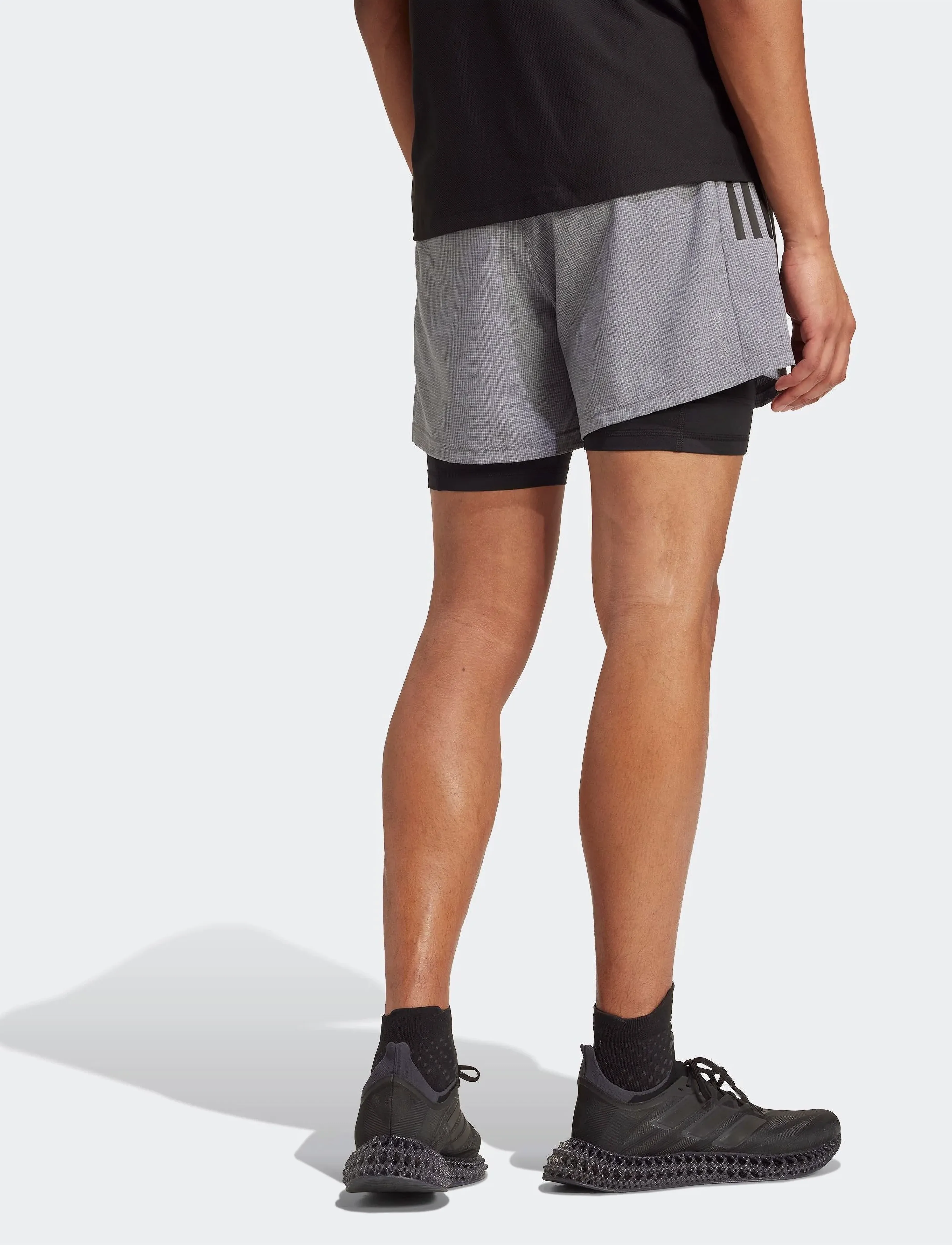 adidas Performance - OTR B S 2in1 M - løbeshorts - grsime - 4