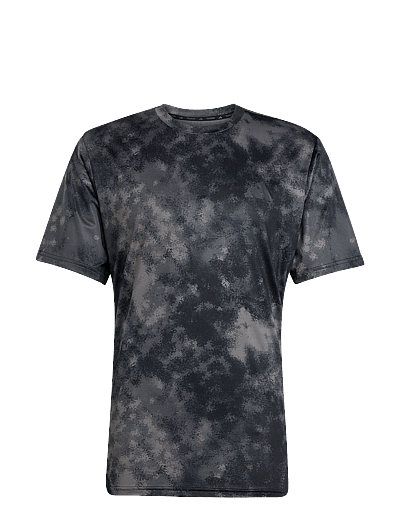 adidas Performance SEA AOP TEE - Oberteile & T-Shirts - BLACK / black