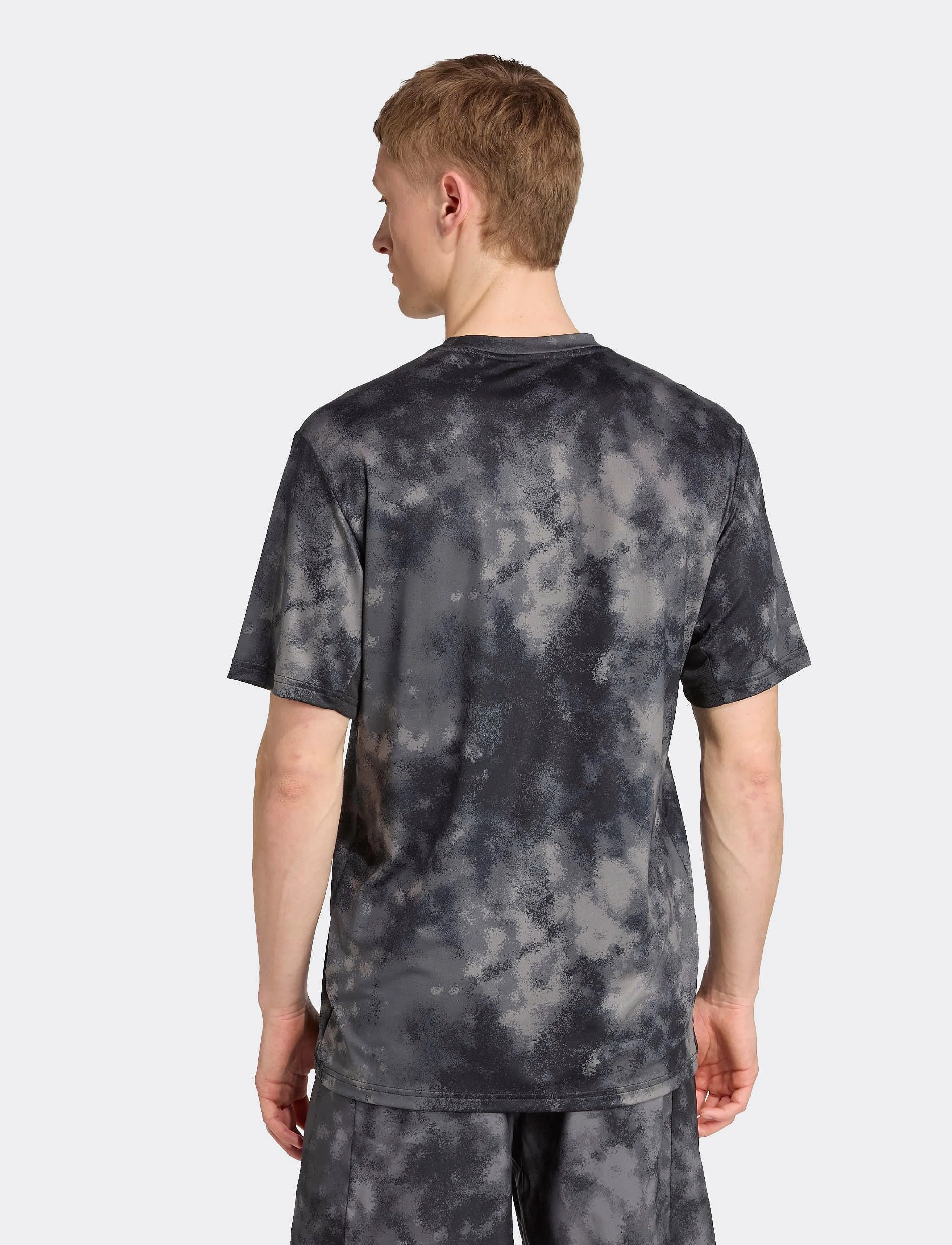 adidas Performance - SEA AOP TEE - t-shirts - black - 3
